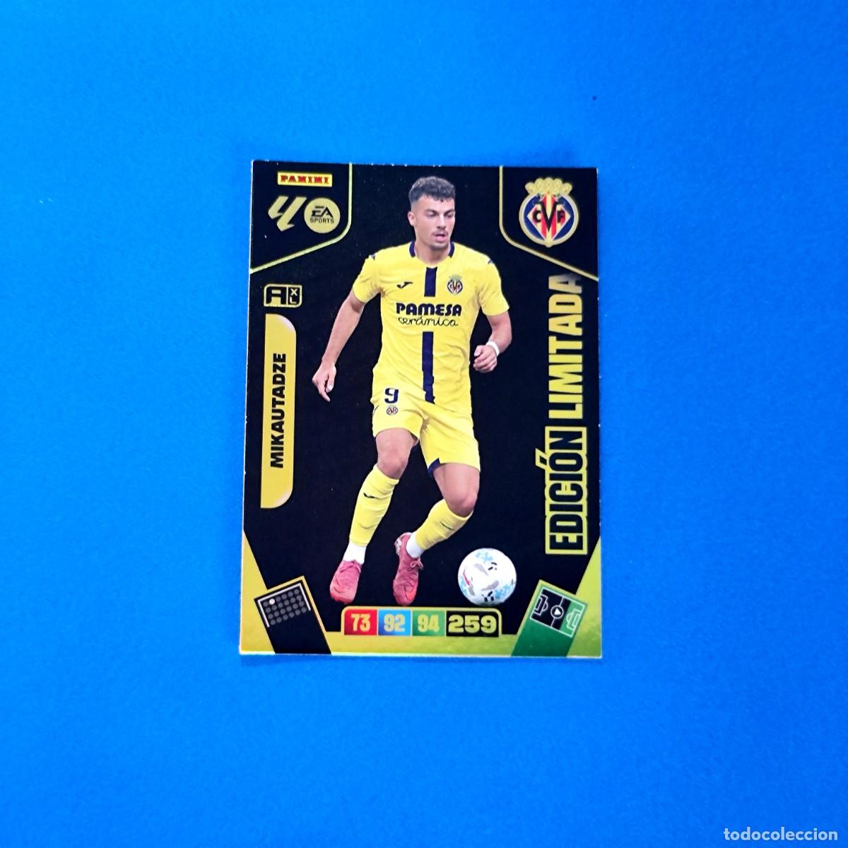 Cromos de f&uacute;tbol: Adrenalyn 2025 2026 / 25 26 Edici&oacute;n Limitada Mikautadze Villarreal