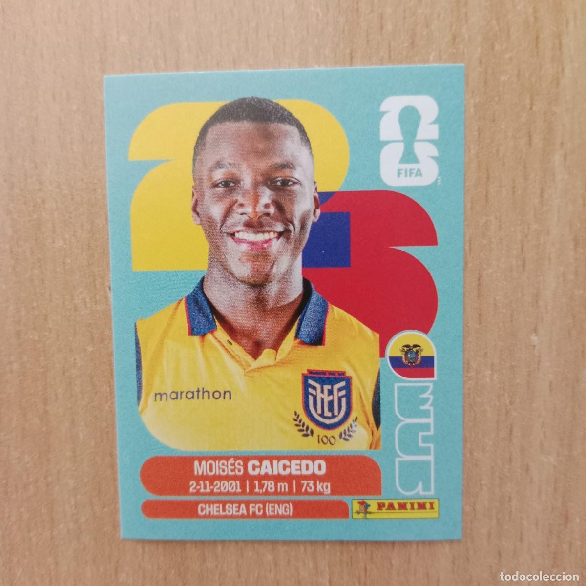 Cromos de f&uacute;tbol: MOIS&Eacute;S CAICEDO , ECUADOR , STICKER CROMO N&ordm; ECU 9 , FIFA WORLD CUP 2026 - PANINI - A&Ntilde;O 2026.