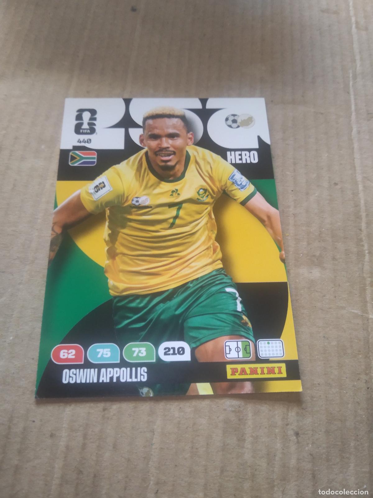 Figurine di Calcio: 440 OSWIN APPOLLIS SUDAFRICA CROMO FUTBOL PANINI ADRENALYN MUNDIAL 2026 WORLD CUP