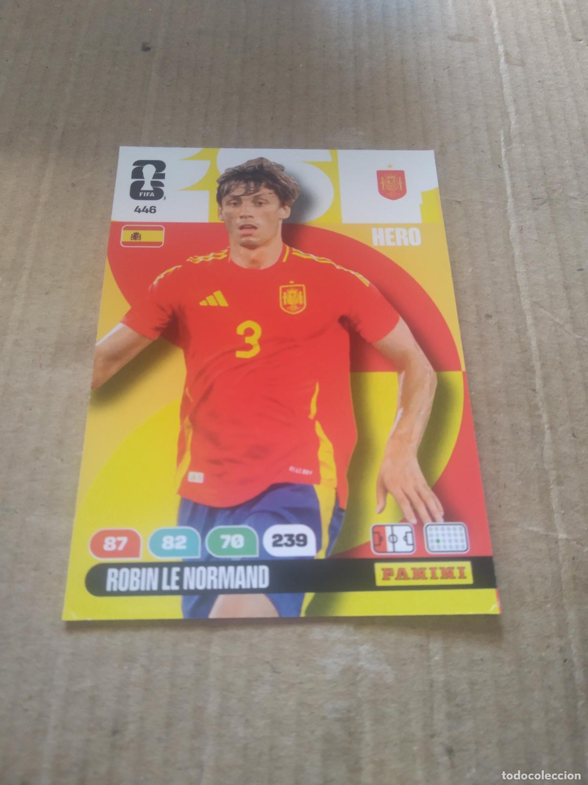 Cromos de f&uacute;tbol: 446 LE NORMAND ESPA&Ntilde;A CROMO FUTBOL PANINI ADRENALYN MUNDIAL 2026 WORLD CUP