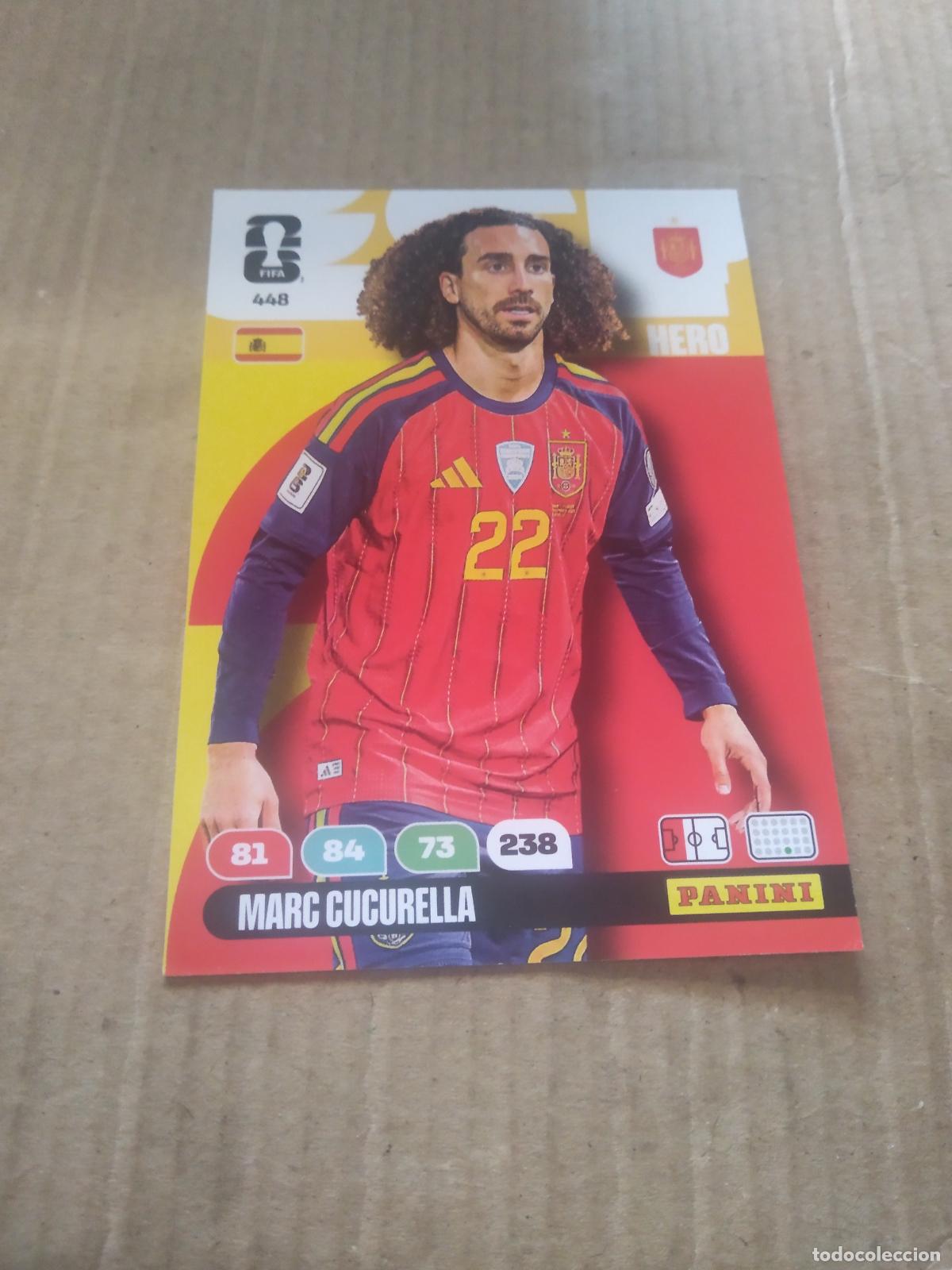 Cromos de f&uacute;tbol: 448 CUCURELLA ESPA&Ntilde;A CROMO FUTBOL PANINI ADRENALYN MUNDIAL 2026 WORLD CUP