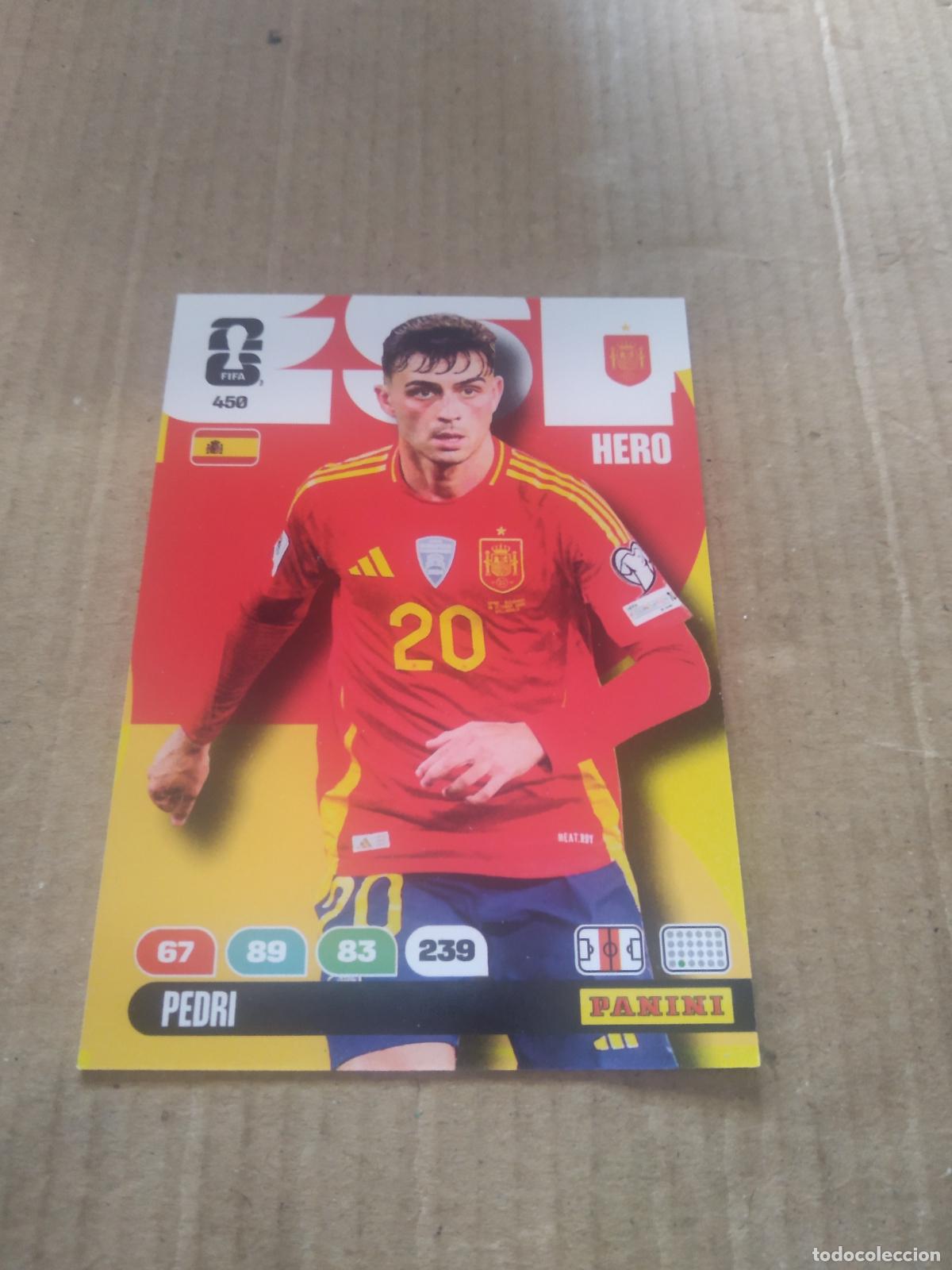 Cromos de f&uacute;tbol: 450 PEDRI ESPA&Ntilde;A CROMO FUTBOL PANINI ADRENALYN MUNDIAL 2026 WORLD CUP