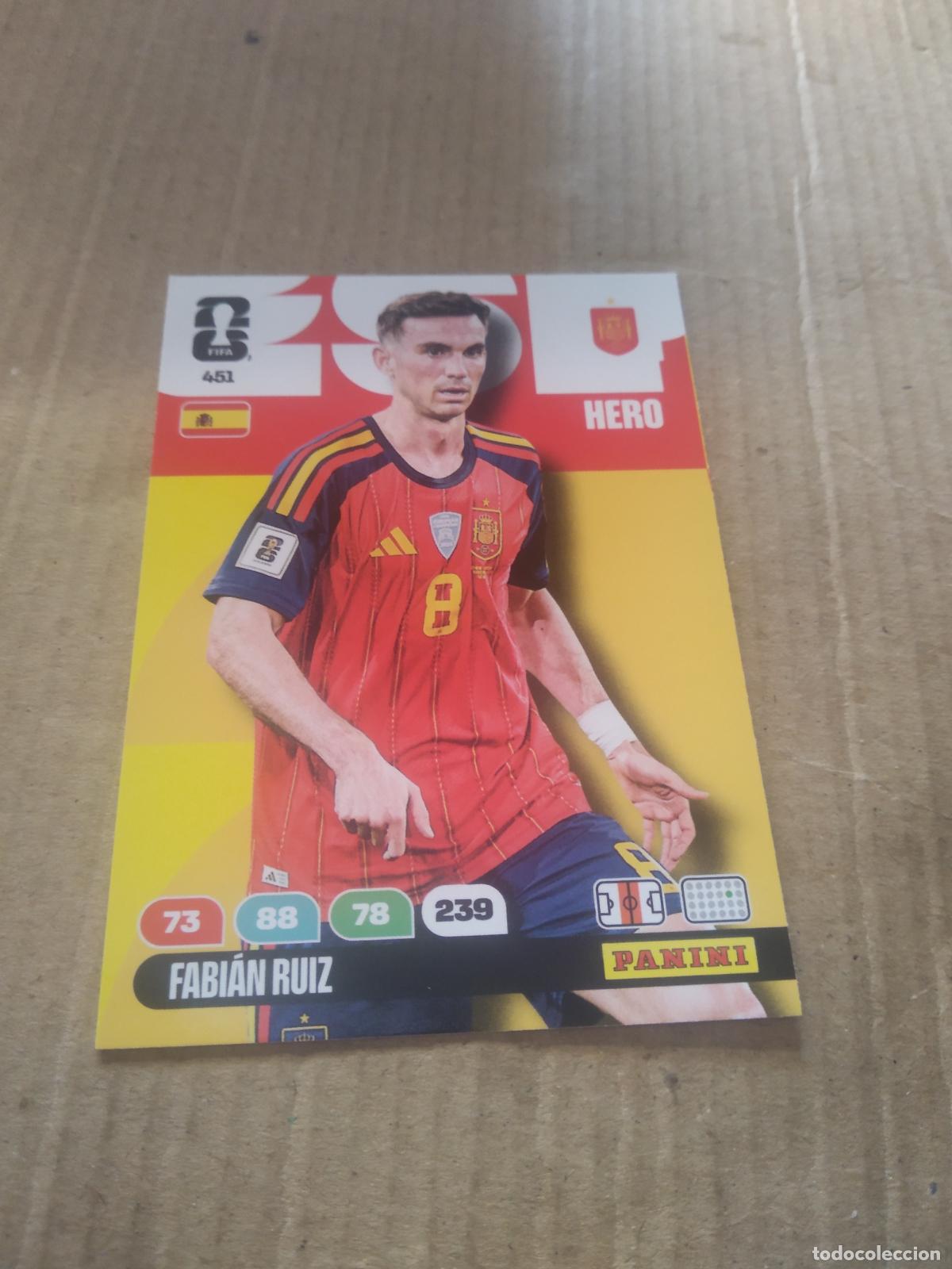 Cromos de f&uacute;tbol: 451 FABIAN RUIZ ESPA&Ntilde;A CROMO FUTBOL PANINI ADRENALYN MUNDIAL 2026 WORLD CUP