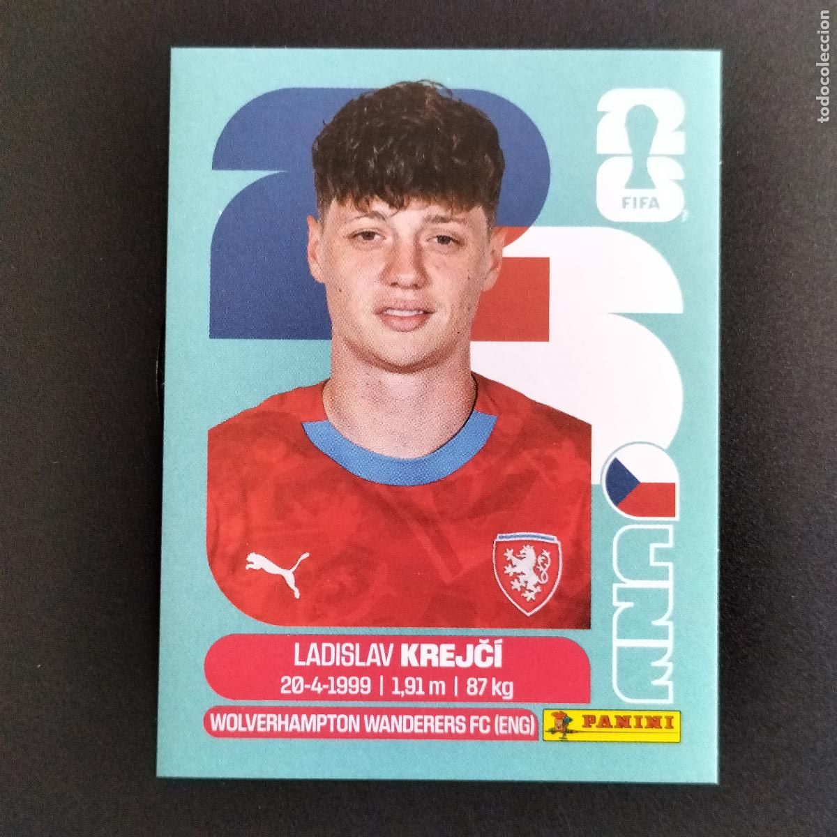 Cromos de f&uacute;tbol: CZE 4 LADISLAV KREJCI REPUBLICA CHECA CROMOS STICKER MUNDIAL 26 2026 FIFA WORLD CUP PANINI