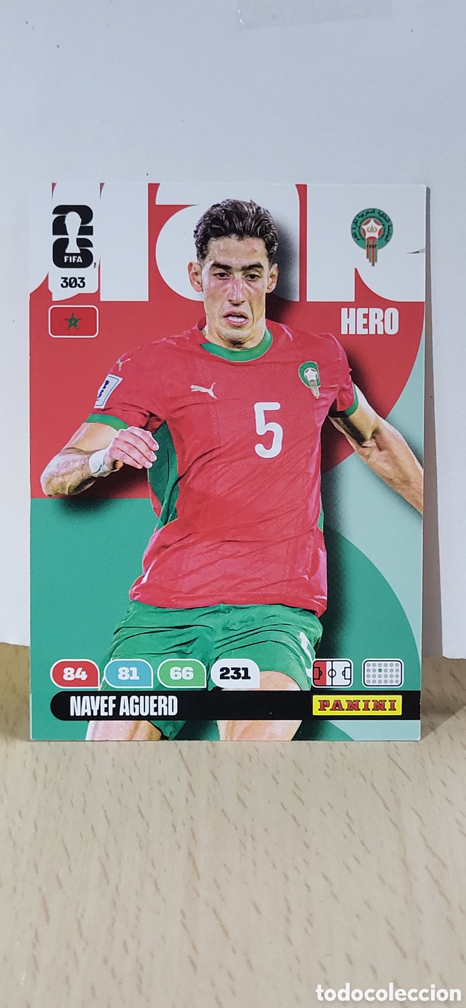Fu&szlig;ball-Sticker: NAYEF AGUERO MARRUECOS N&ordm; 303 ADRENALYN XL MUNDIAL 2026 26 FIFA WORLD CUP PANINI