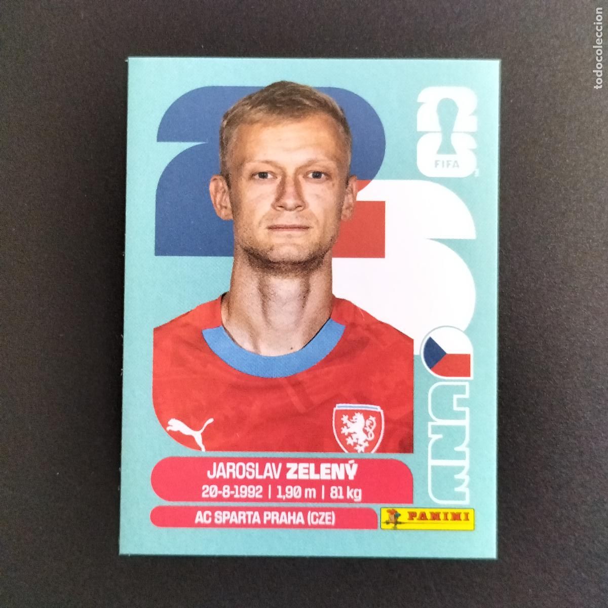 Cromos de f&uacute;tbol: CZE 6 JAROSLAV ZELENY REPUBLICA CHECA CROMOS STICKER MUNDIAL 26 2026 FIFA WORLD CUP PANINI
