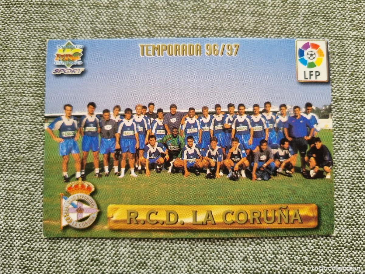 Cromos de f&uacute;tbol: 145 PLANTILLA (RCD La Coru&ntilde;a). Las Fichas de la Liga 1996 1997 96 97 (Mundicromo)