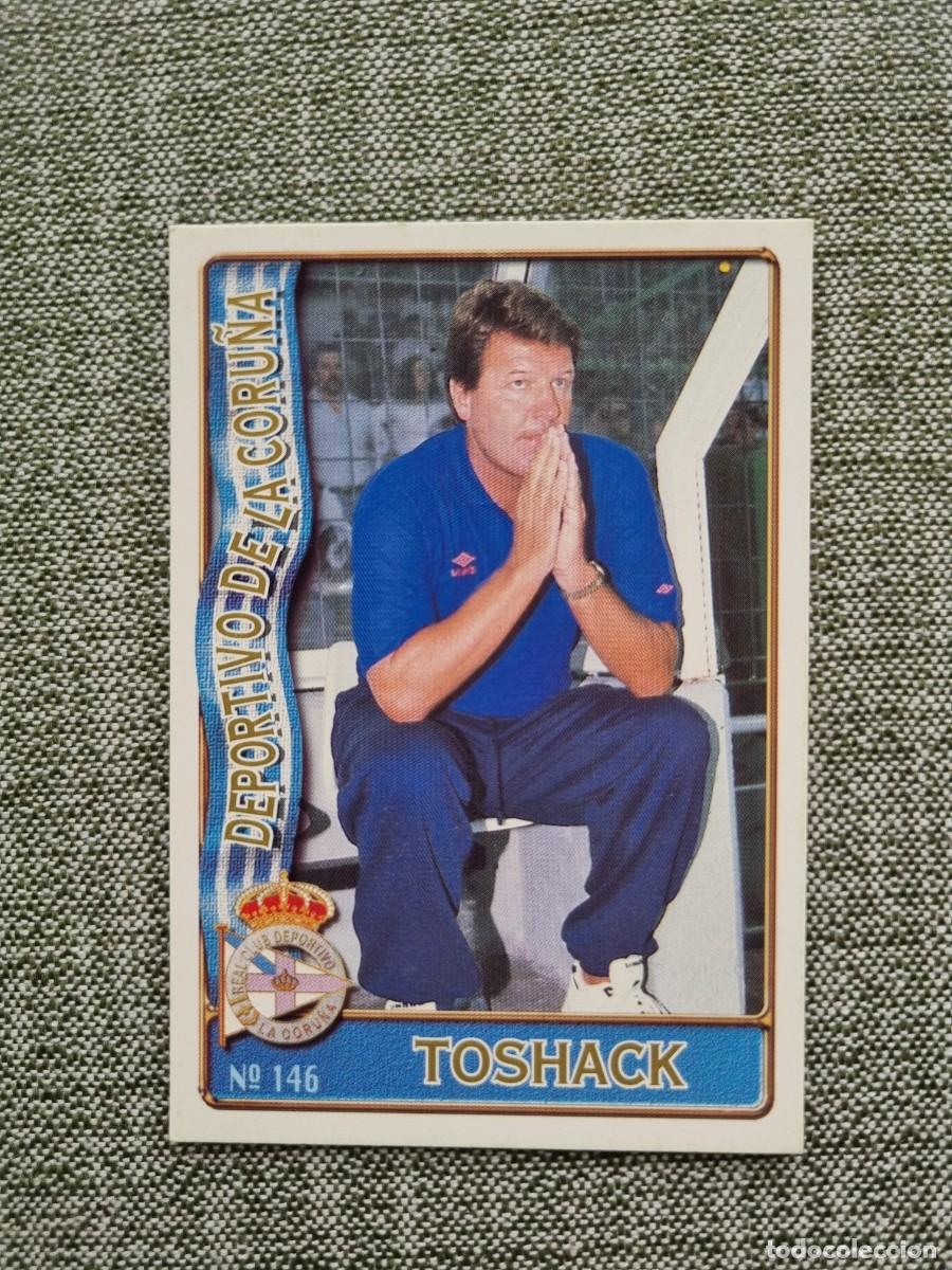 Cromos de f&uacute;tbol: 146 TOSHACK (RCD La Coru&ntilde;a). Las Fichas de la Liga 1996 1997 96 97 (Mundicromo)