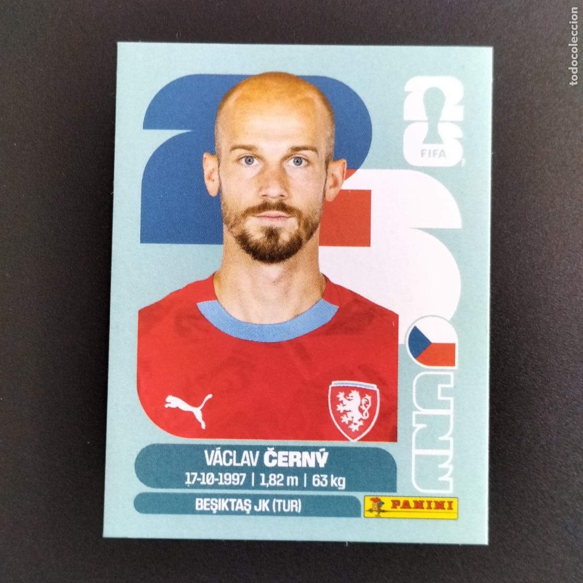 Cromos de f&uacute;tbol: CZE 18 VACLAV CERNY REPUBLICA CHECA CROMOS STICKER MUNDIAL 26 2026 FIFA WORLD CUP PANINI