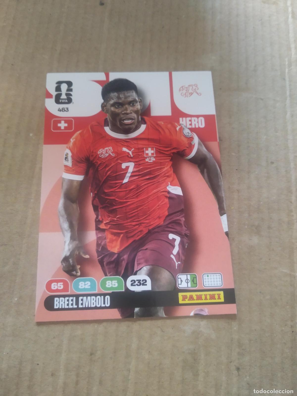 Cromos de f&uacute;tbol: 463 BREEL EMBOLO SUIZA CROMO FUTBOL PANINI ADRENALYN MUNDIAL 2026 WORLD CUP