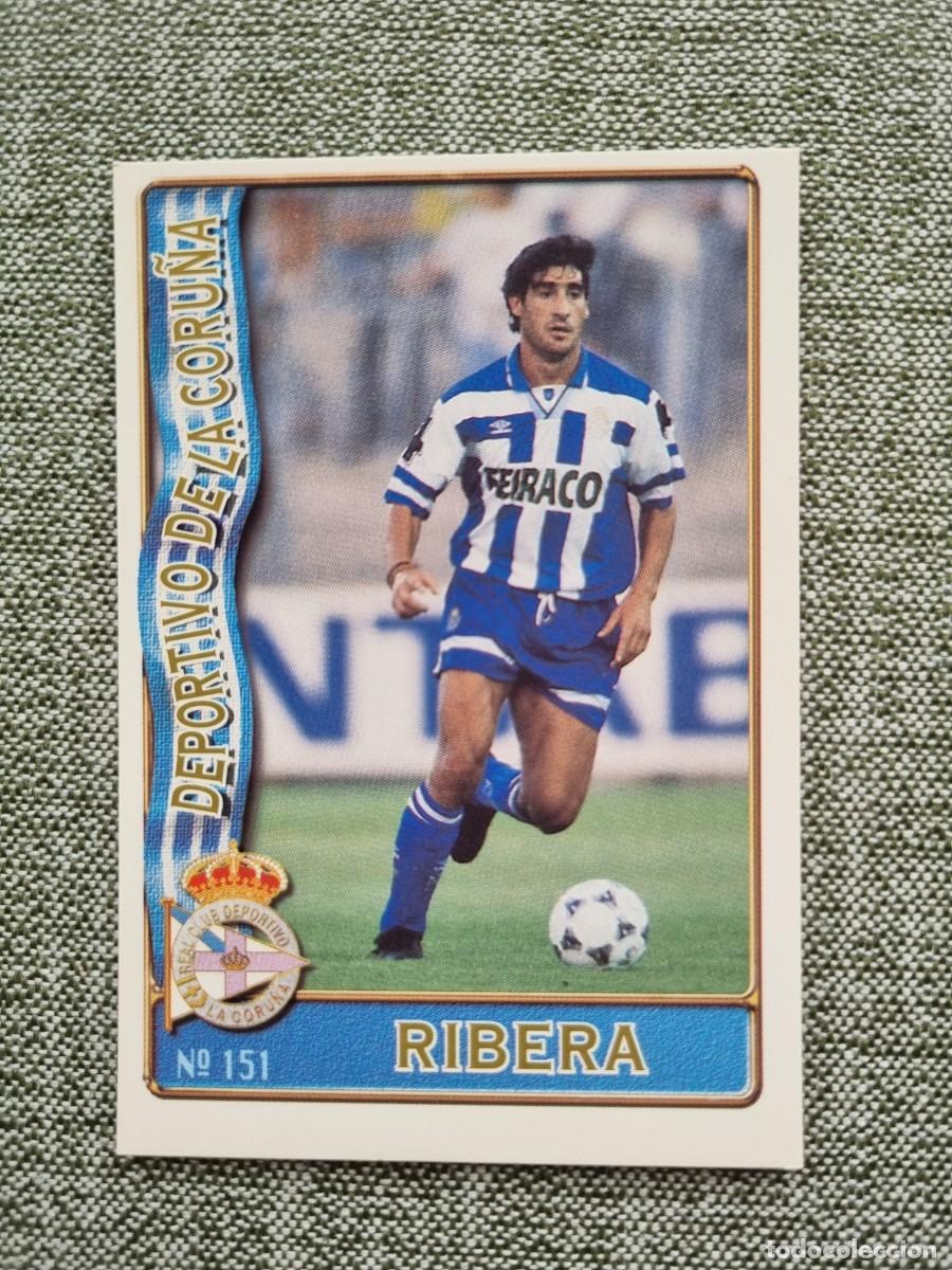 Cromos de f&uacute;tbol: 151 RIBERA (RCD La Coru&ntilde;a). Las Fichas de la Liga 1996 1997 96 97 (Mundicromo)