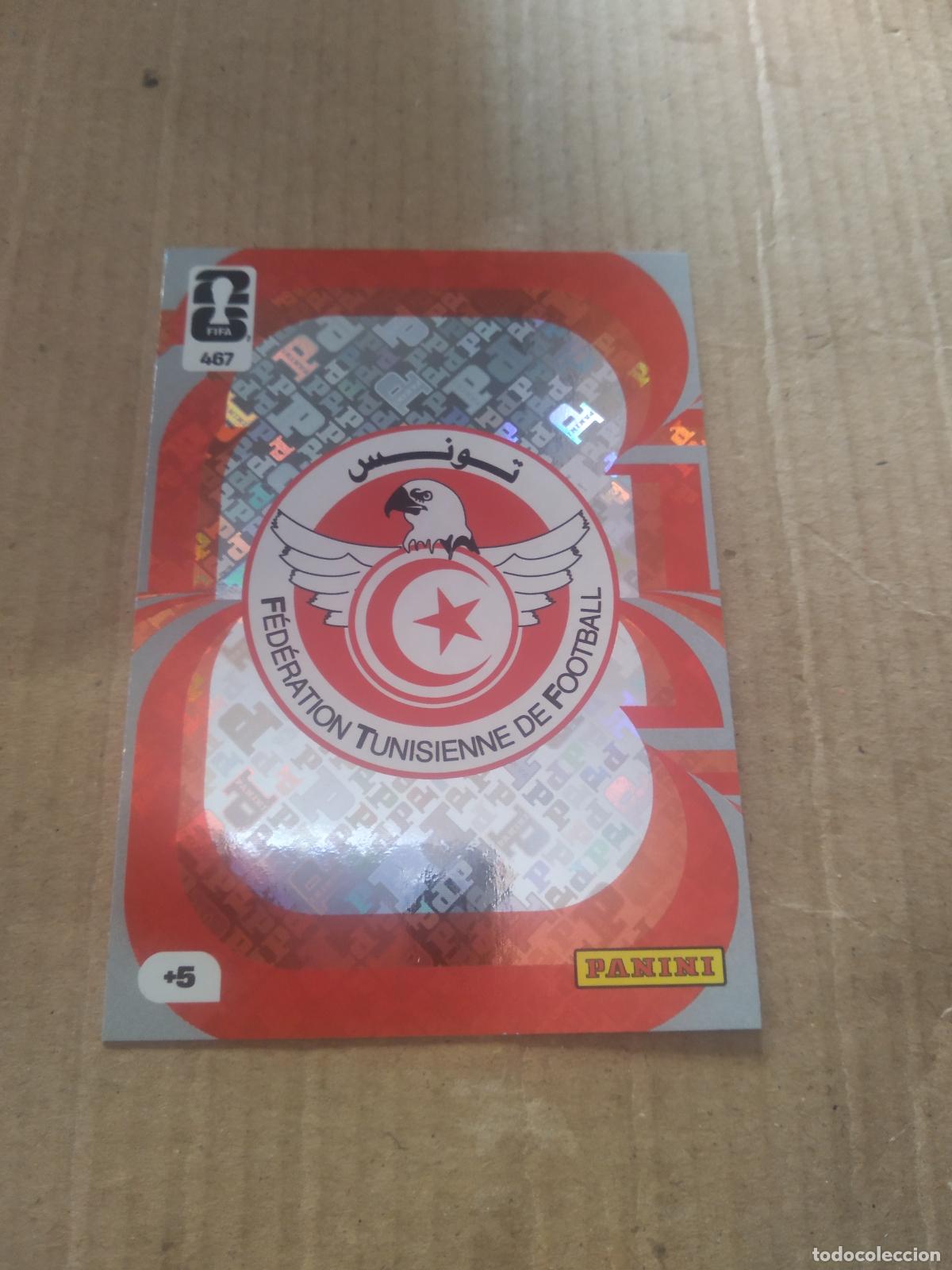 Cromos de f&uacute;tbol: 467 ESCUDO TUNEZ CROMO FUTBOL PANINI ADRENALYN MUNDIAL 2026 WORLD CUP