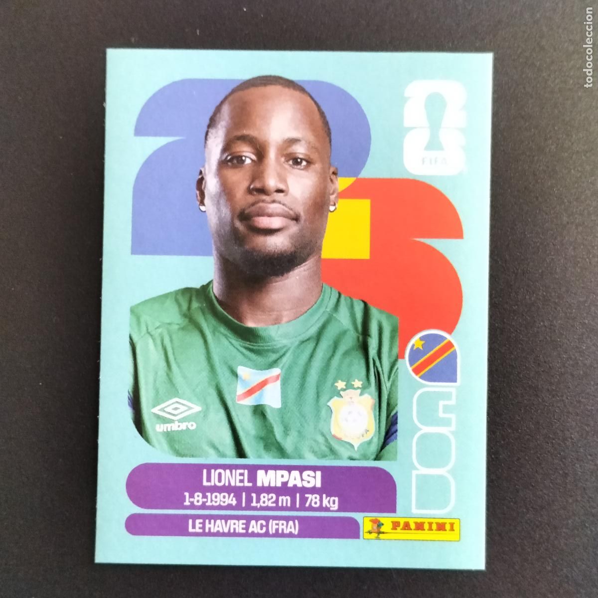 Cromos de f&uacute;tbol: COD 2 LIONEL MPASI CONGO CROMOS STICKER MUNDIAL 26 2026 FIFA WORLD CUP PANINI