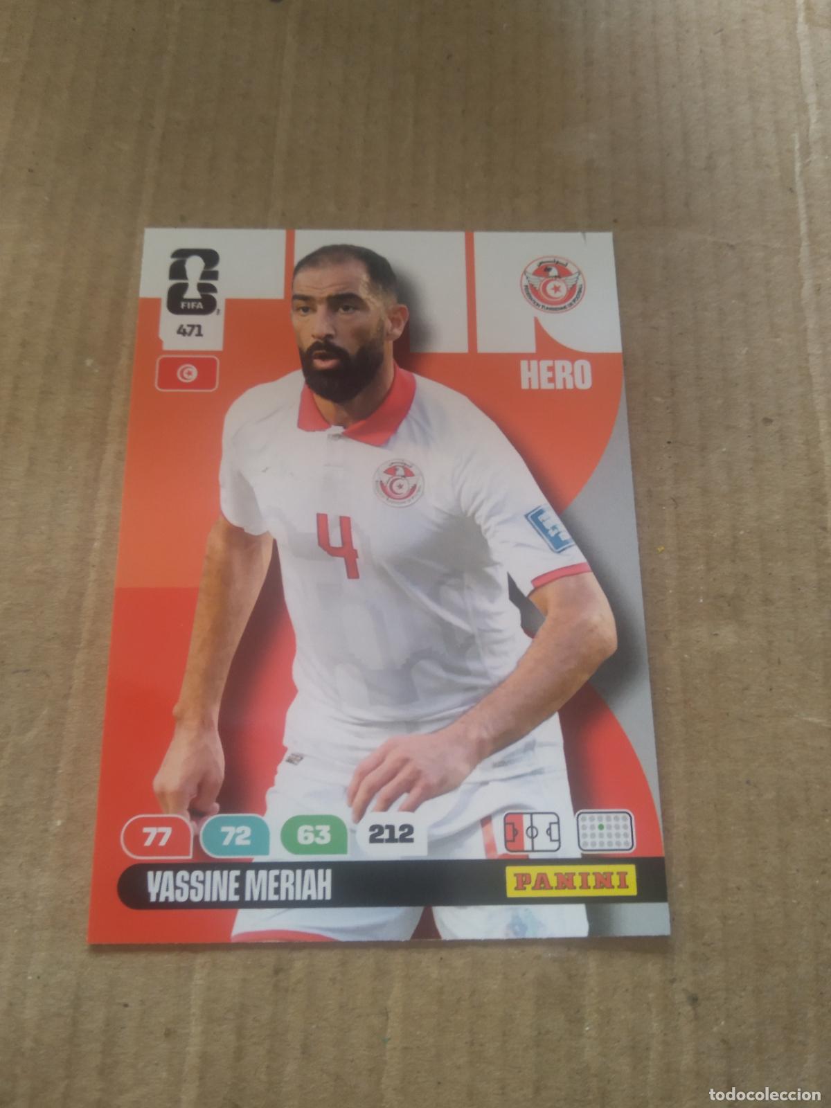 Cromos de f&uacute;tbol: 471 YASSINE MERIAH TUNEZ CROMO FUTBOL PANINI ADRENALYN MUNDIAL 2026 WORLD CUP