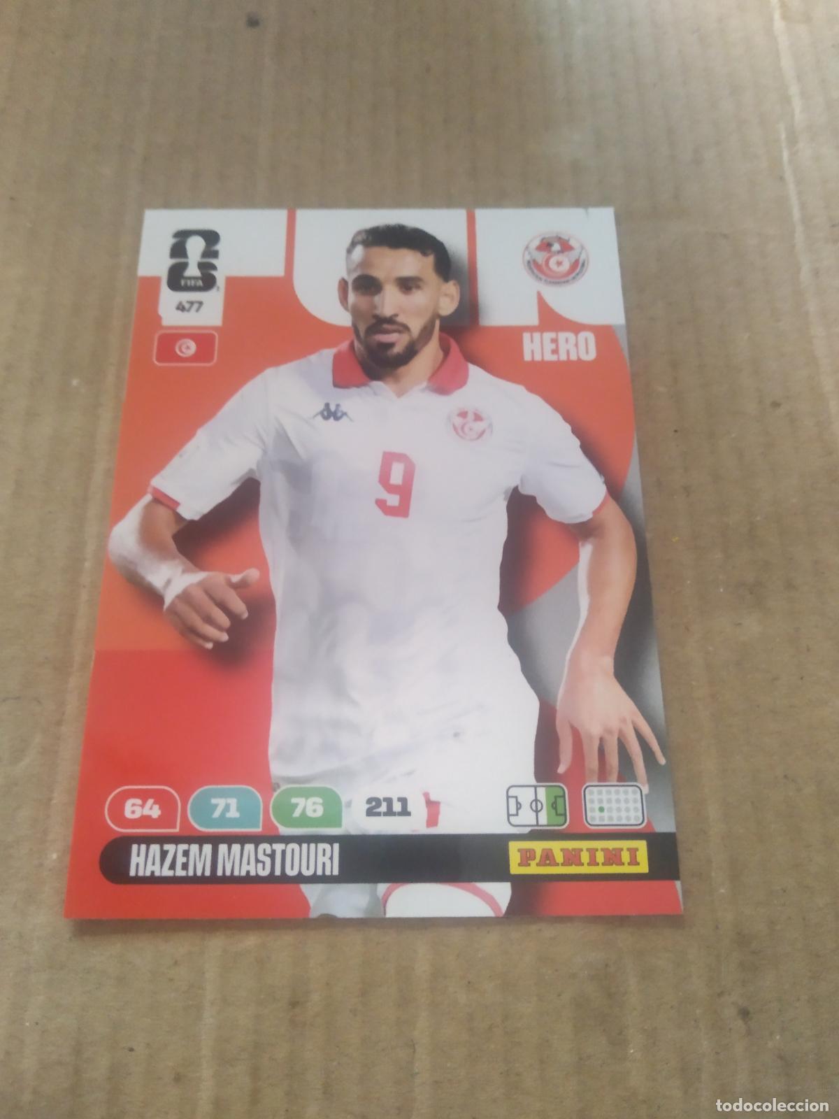 Cromos de f&uacute;tbol: 477 HAZEM MASTOURI TUNEZ CROMO FUTBOL PANINI ADRENALYN MUNDIAL 2026 WORLD CUP
