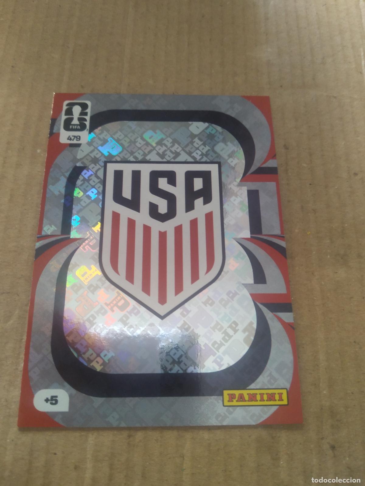 Cromos de f&uacute;tbol: 479 ESCUDO ESTADOS UNIDOS USA CROMO FUTBOL PANINI ADRENALYN MUNDIAL 2026 WORLD CUP