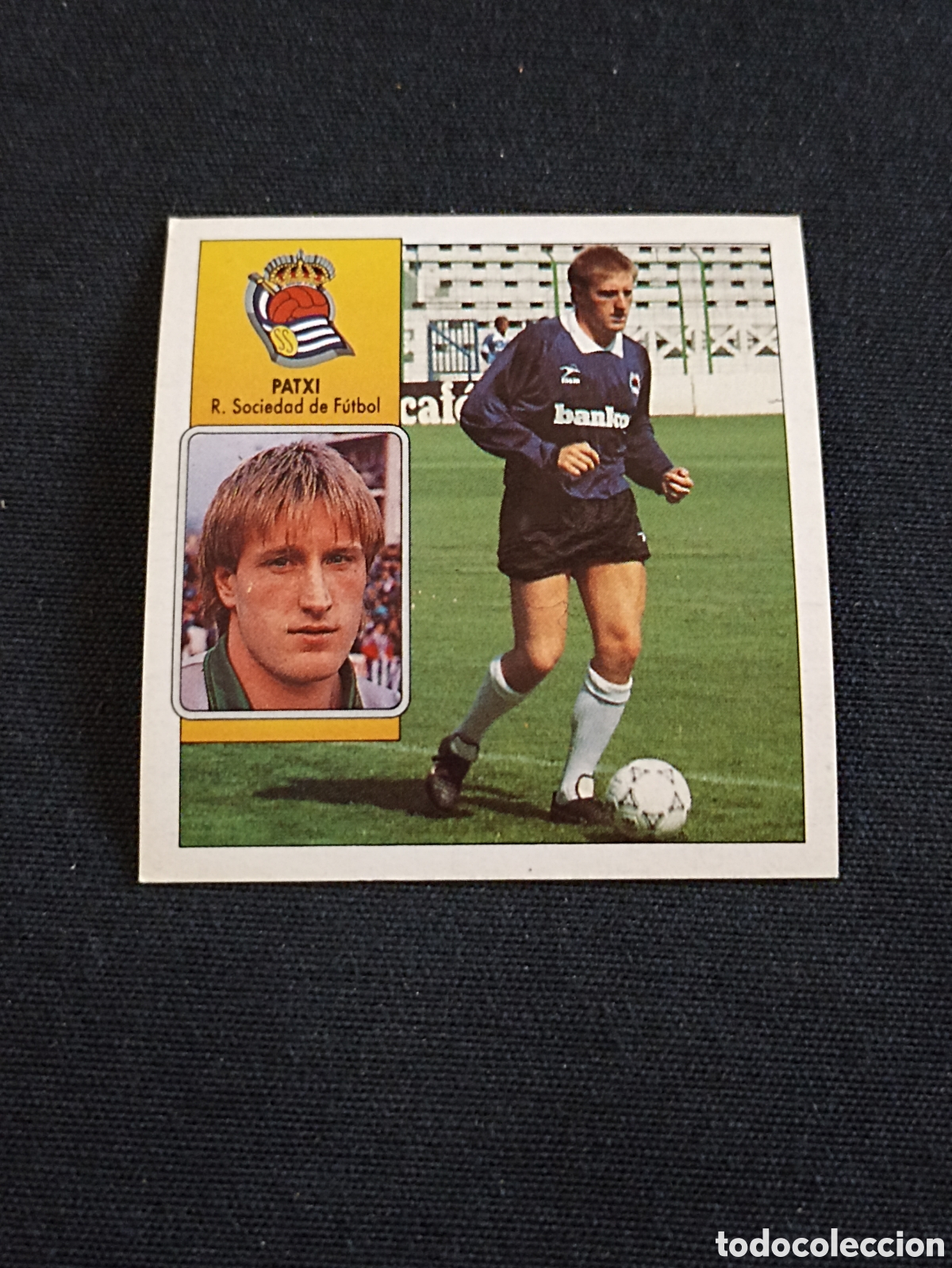 Cromos de f&uacute;tbol: Patxi ( Real Sociedad de F&uacute;tbol ). Liga este 92-93. Nunca pegado