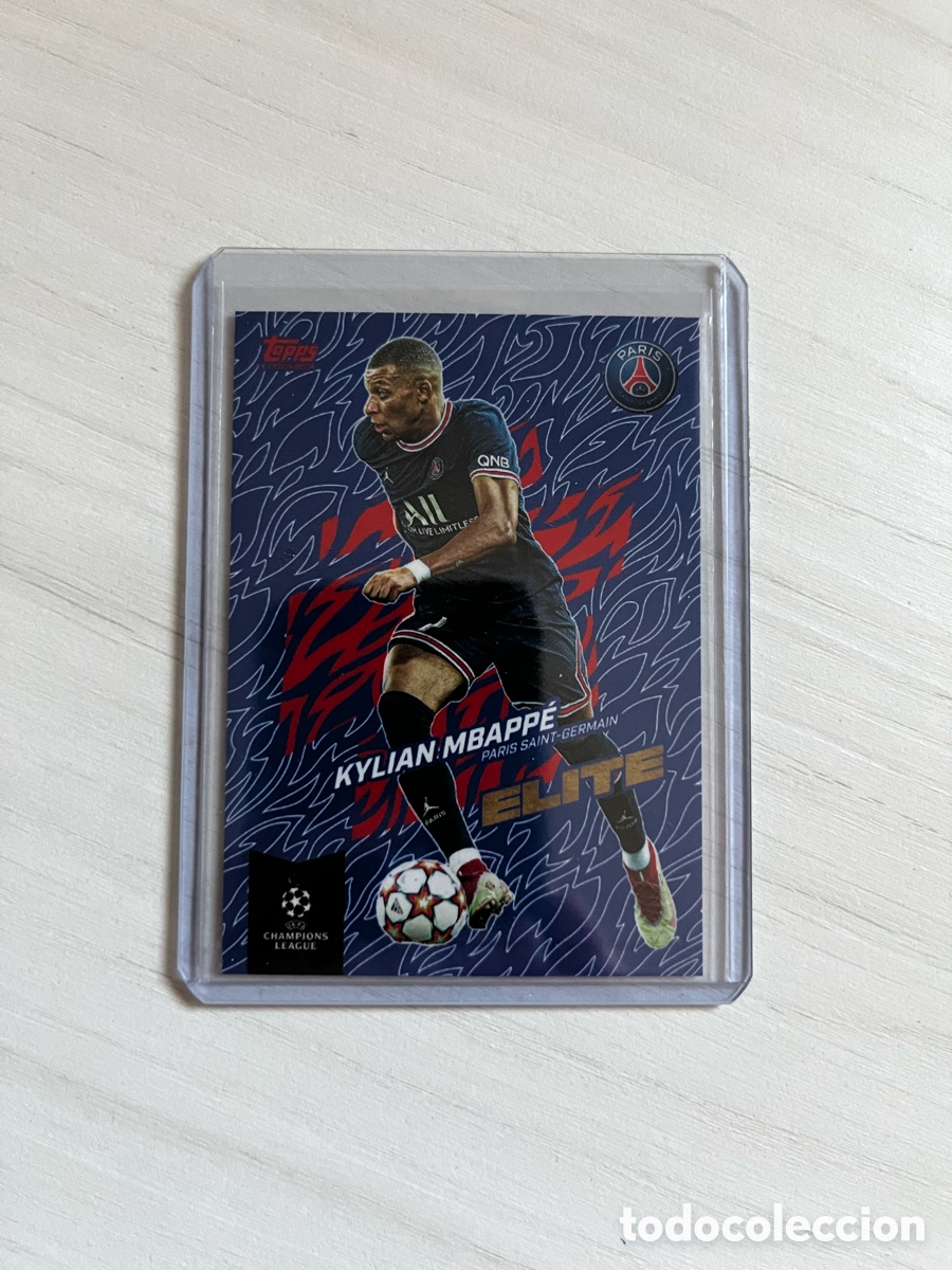Cromos de Futebol: Mbappe 2021 topps gold tyson beck Elite PSG paris