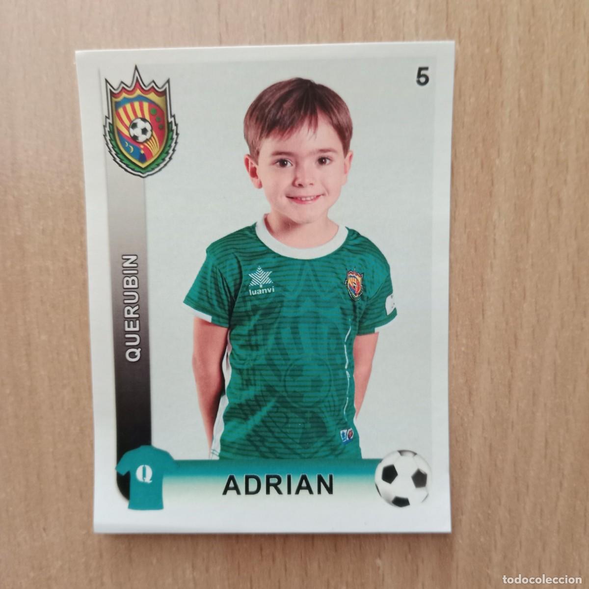 Fu&szlig;ball-Sticker: ADRI&Aacute;N - JUGADOR - QUERUB&Iacute;N - TAVERNES BLANQUES CLUB F&Uacute;TBOL - STICKER CROMO N&ordm; 5 - A&Ntilde;O 2018.