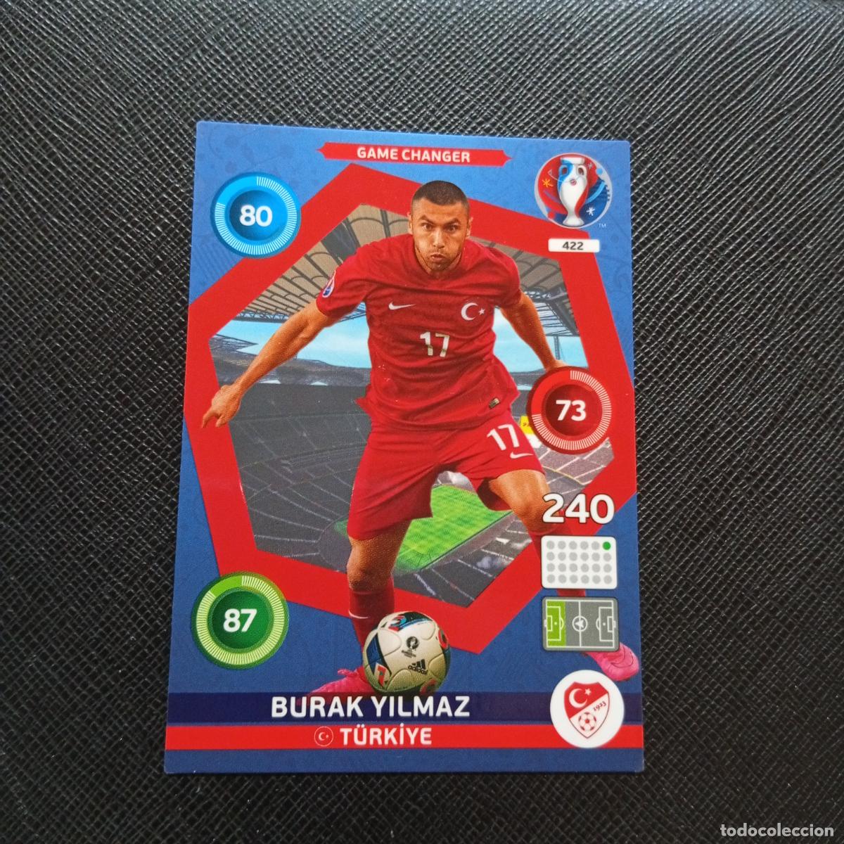 Fu&szlig;ball-Sticker: 422 YILMAZ TURQUIA PANINI ADRENALYN FRANCIA EURO 2016 FUTBOL EUROCOPA 16 - A58 PG433