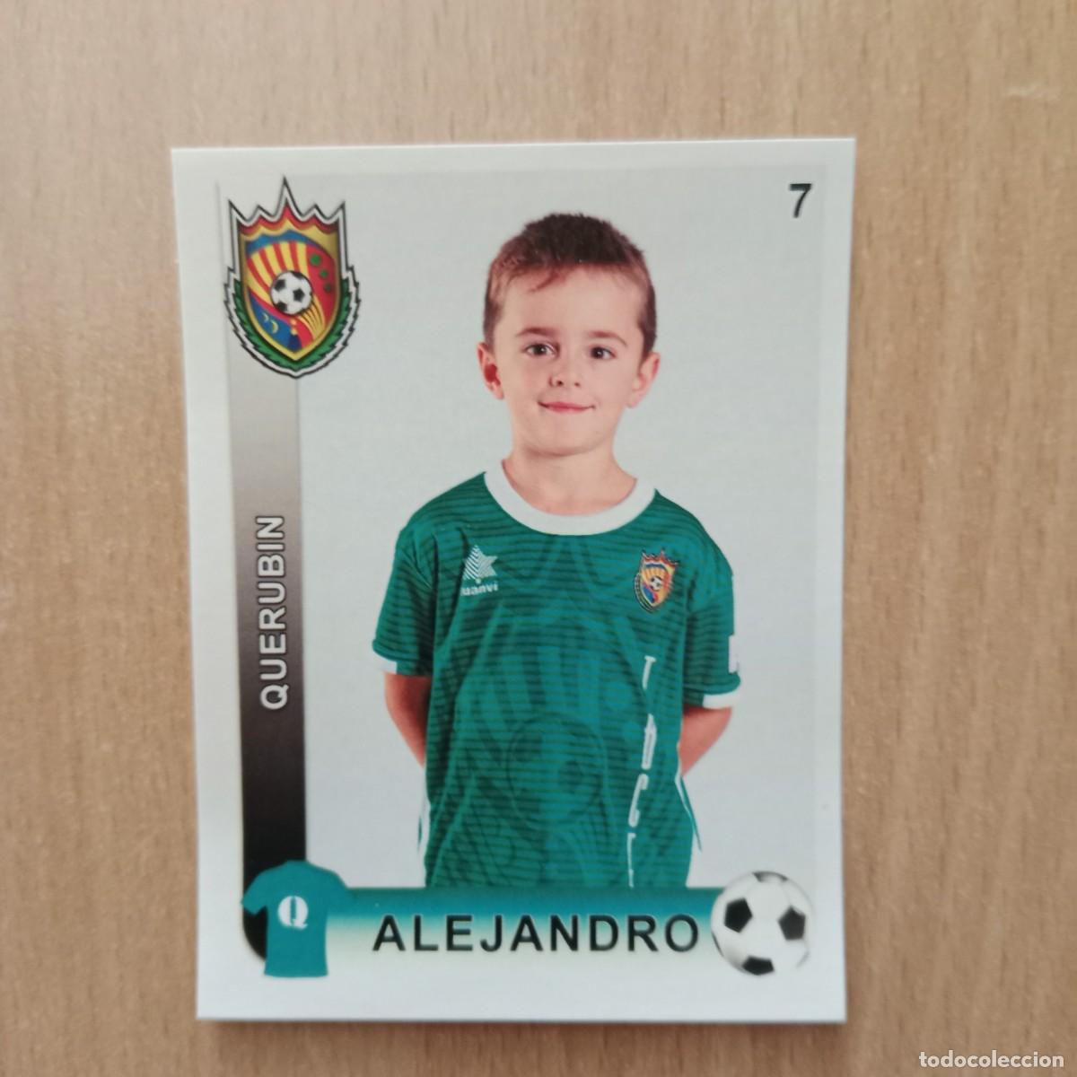 Cromos de f&uacute;tbol: ALEJANDRO - JUGADOR - QUERUB&Iacute;N - TAVERNES BLANQUES CLUB F&Uacute;TBOL - STICKER CROMO N&ordm; 7 - A&Ntilde;O 2018.