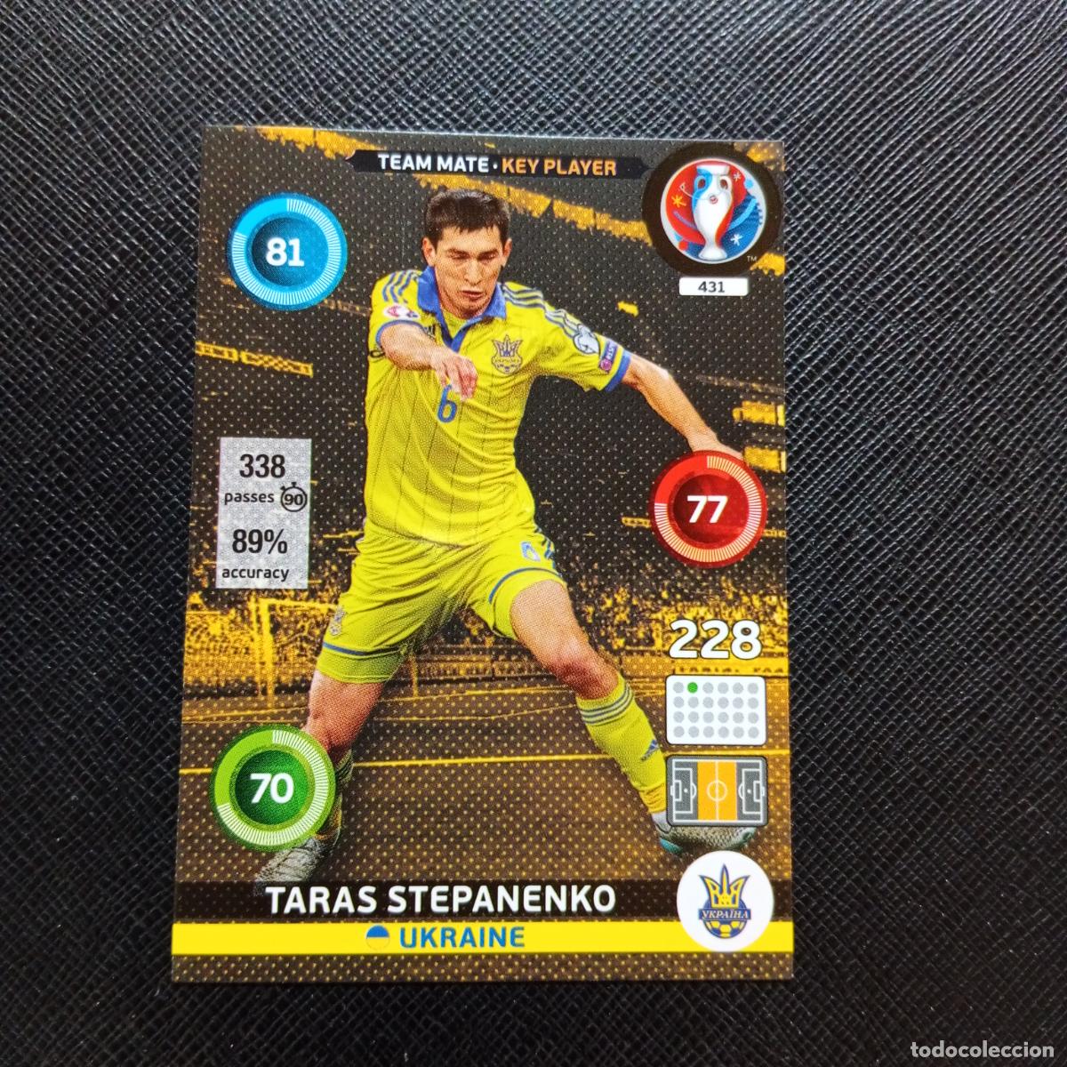 Cromos de f&uacute;tbol: 431 STEPANENKO UCRANIA PANINI ADRENALYN FRANCIA EURO 2016 FUTBOL EUROCOPA 16 - A58 PG451