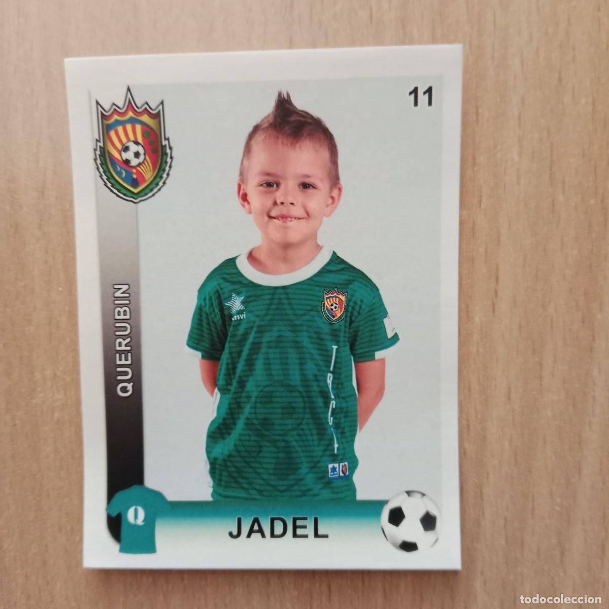 Cromos de f&uacute;tbol: JADEL - JUGADOR - QUERUB&Iacute;N - TAVERNES BLANQUES CLUB F&Uacute;TBOL - STICKER CROMO N&ordm; 11 - A&Ntilde;O 2018.
