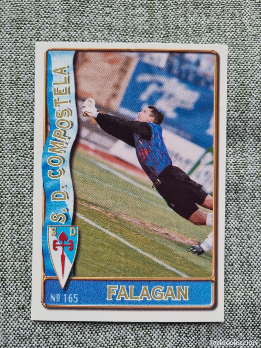 Cromos de f&uacute;tbol: 165 FALAGAN (SD Compostela). Las Fichas de la Liga 1996 1997 96 97 (Mundicromo)