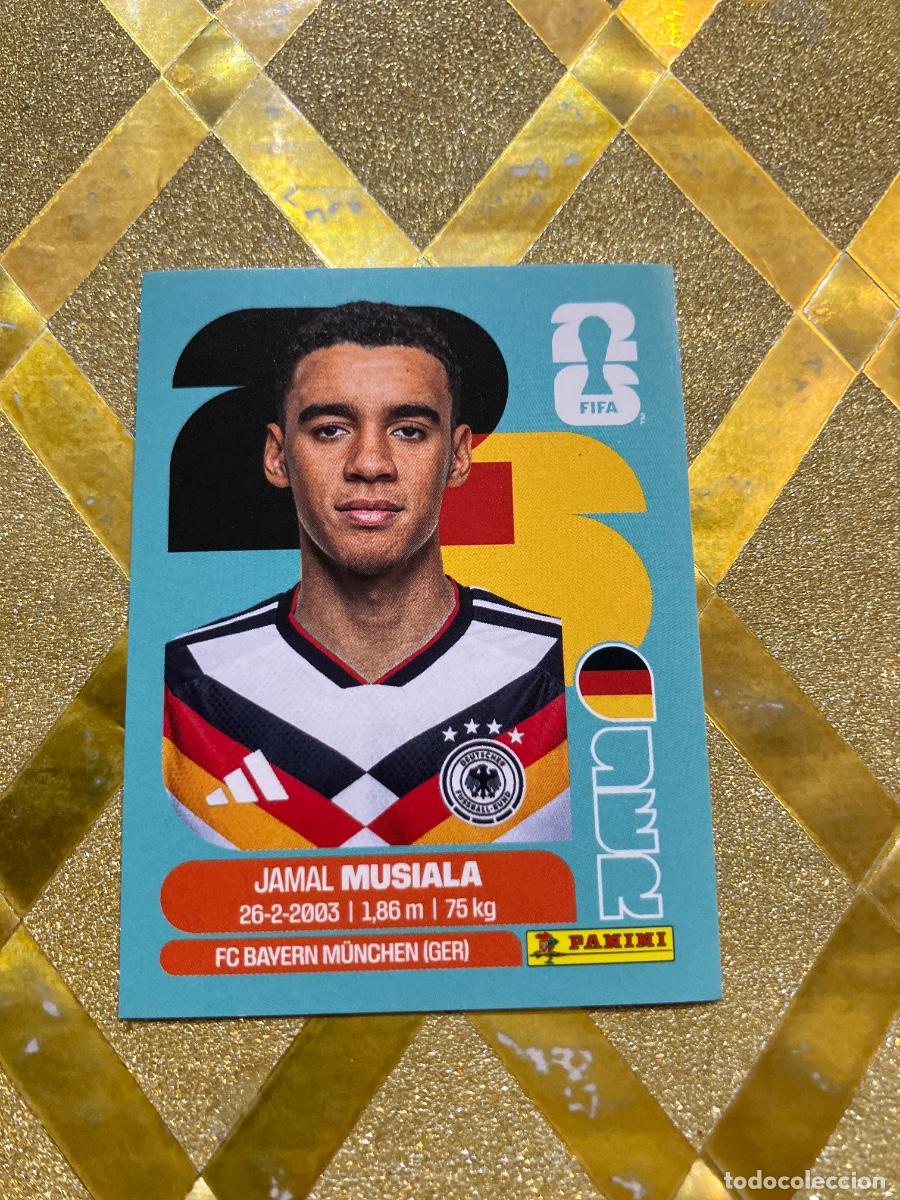 Cromos de f&uacute;tbol: CROMO DE F&Uacute;TBOL NUMERO GER 15 JAMAL MUSIALA ALEMANIA MUNDIAL 2026 MEXICO-EEUU-CANADA PANINI !