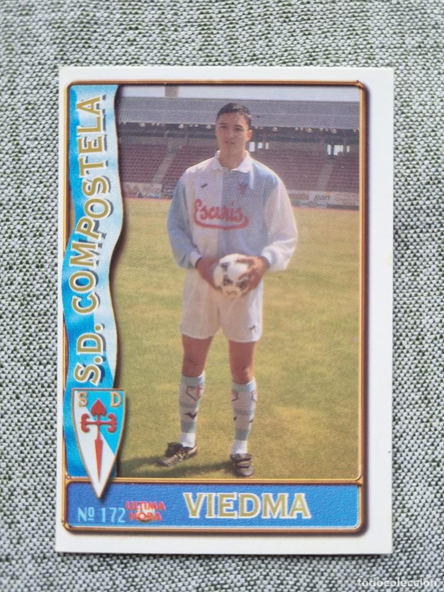 Cromos de f&uacute;tbol: 172 VIEDMA (SD Compostela) &Uacute;LTIMA HORA. Las Fichas de la Liga 1996 1997 96 97 (Mundicromo)