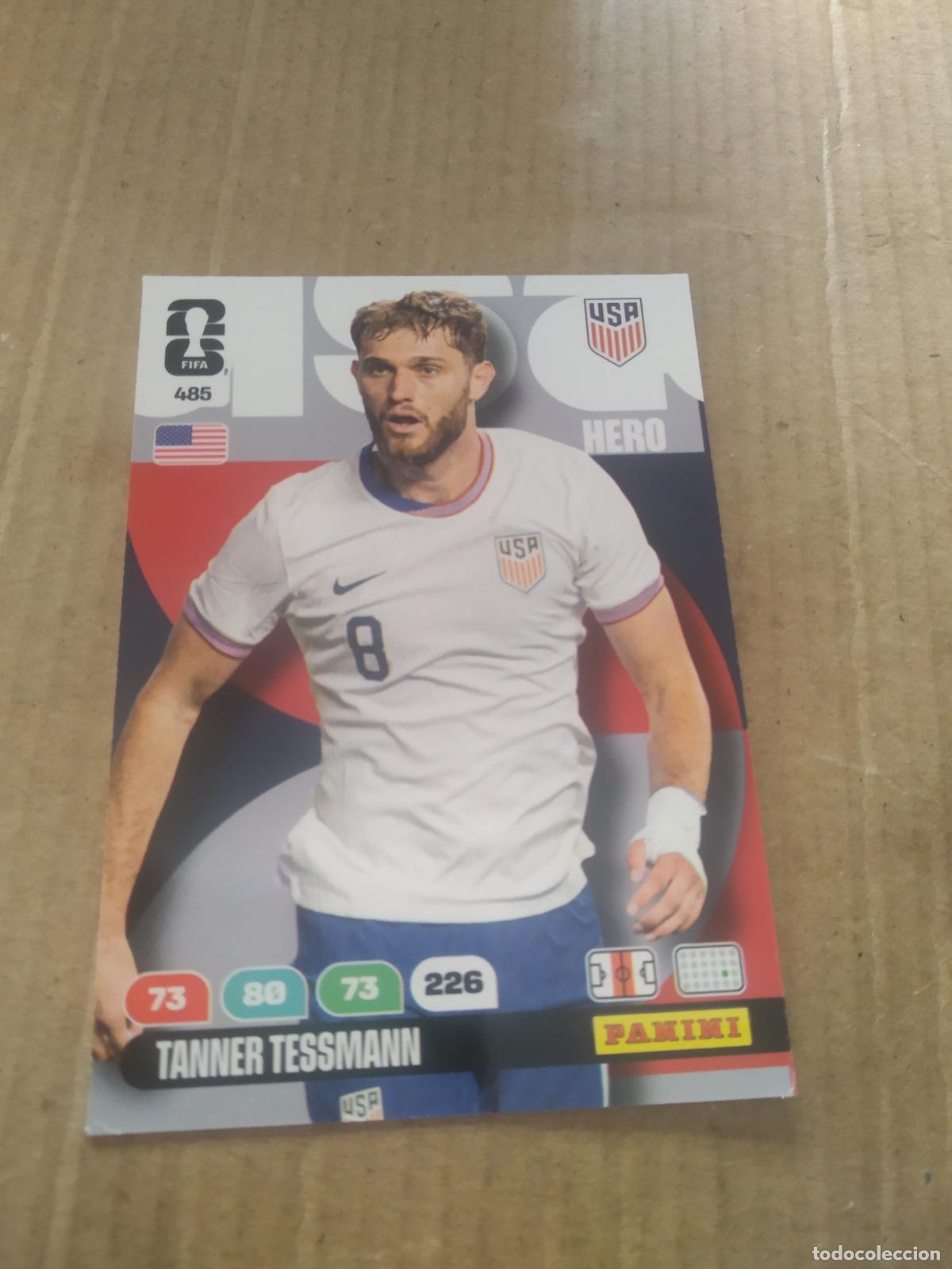 Football Stickers: 485 TANNER TESSMANN ESTADOS UNIDOS USA CROMO FUTBOL PANINI ADRENALYN MUNDIAL 2026 WORLD CUP