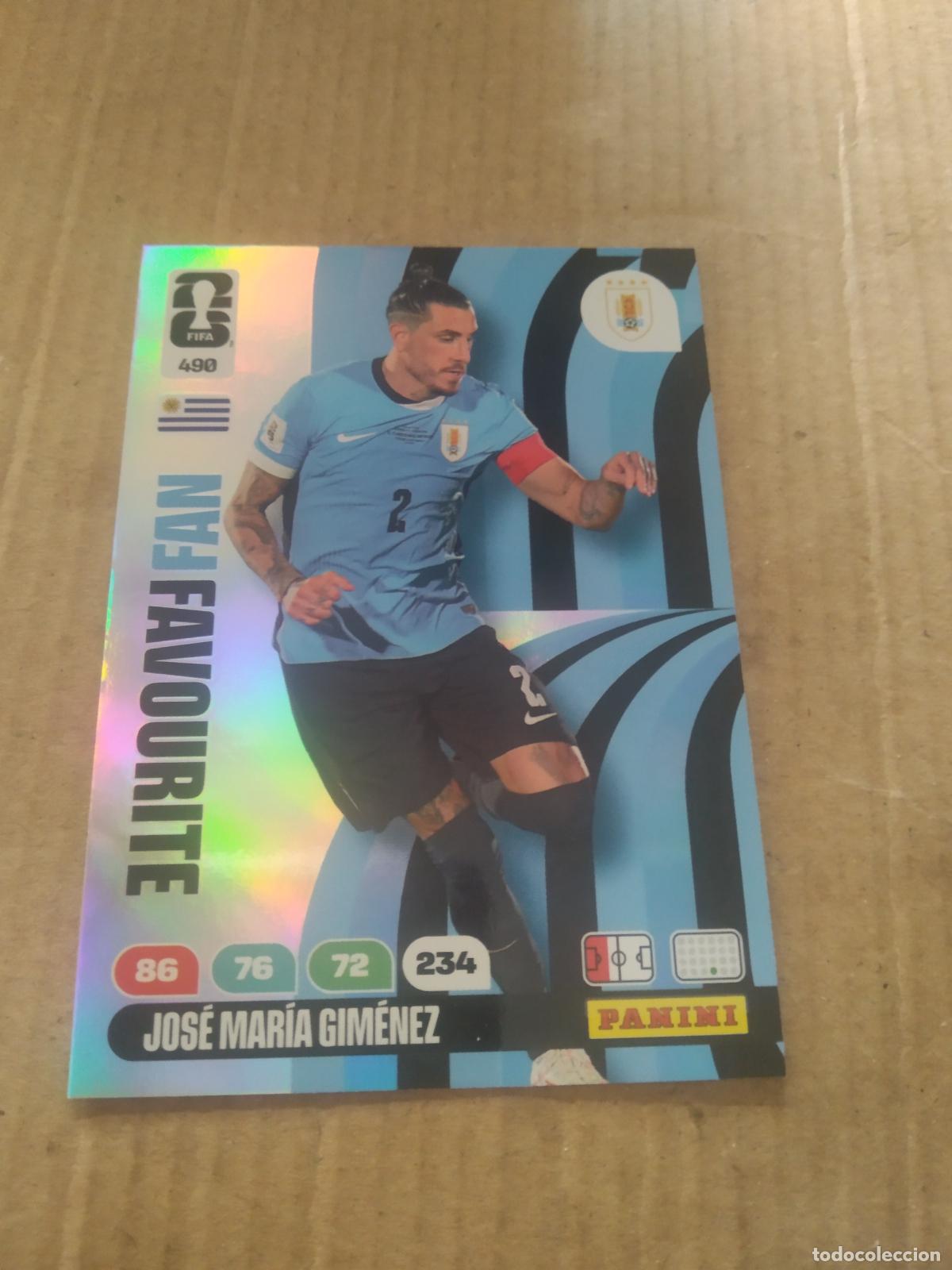 Figurine di Calcio: 490 JOSE MARIA GIMENEZ URUGUAY CROMO FUTBOL PANINI ADRENALYN MUNDIAL 2026 WORLD CUP