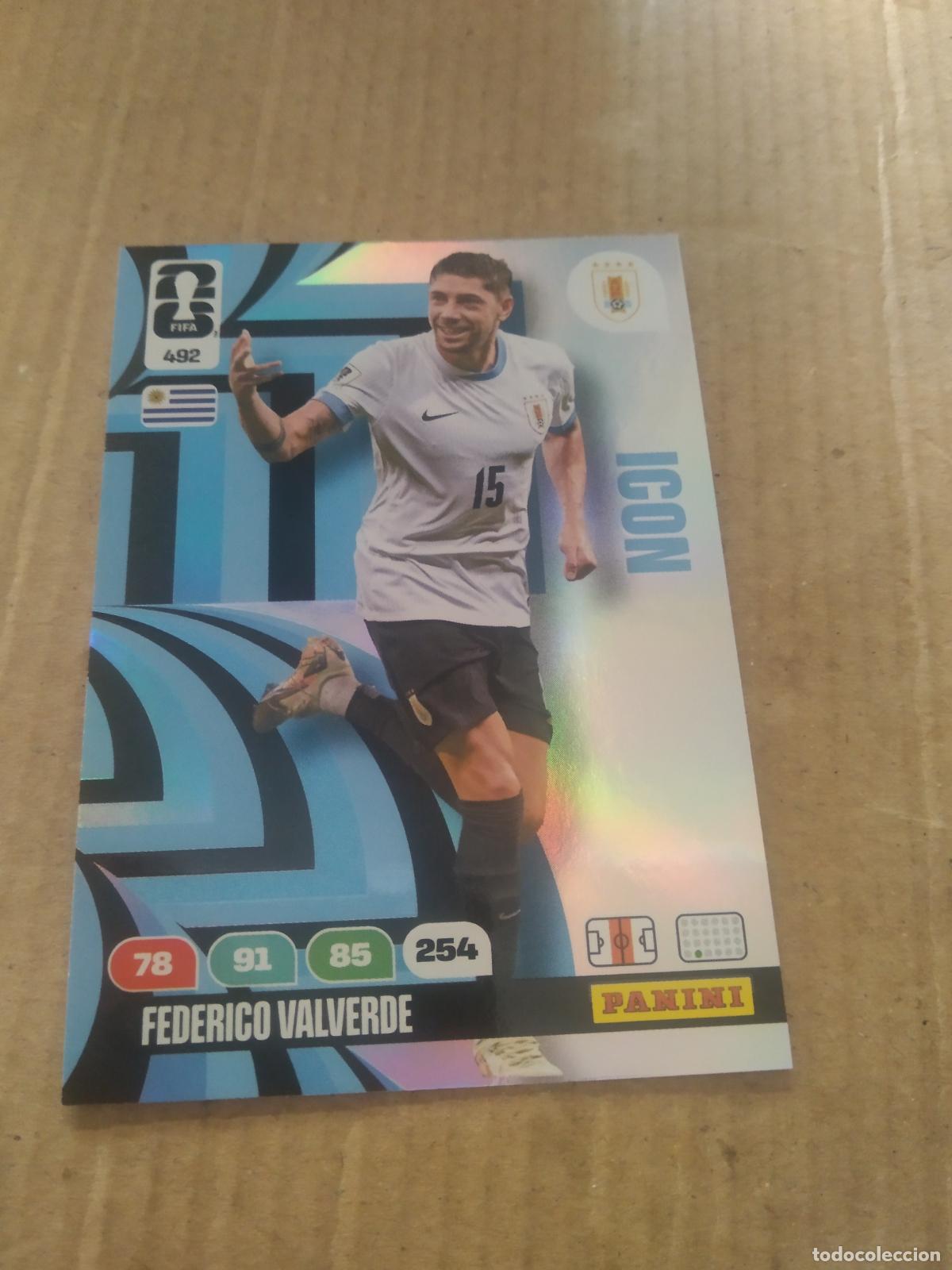 Figurine di Calcio: 492 FEDE VALVERDE URUGUAY CROMO FUTBOL PANINI ADRENALYN MUNDIAL 2026 WORLD CUP