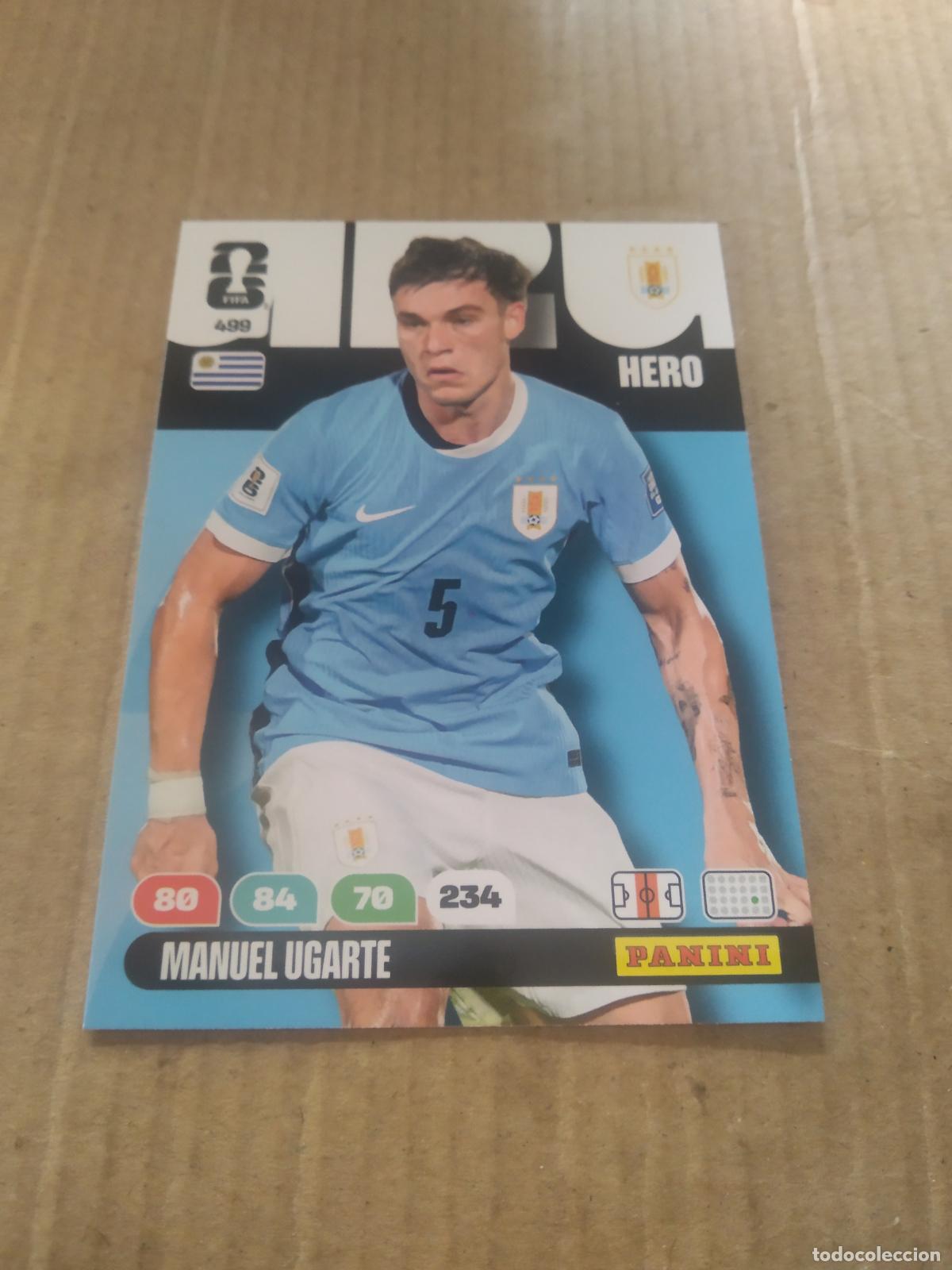 Cromos de f&uacute;tbol: 499 MANUEL UGARTE URUGUAY CROMO FUTBOL PANINI ADRENALYN MUNDIAL 2026 WORLD CUP