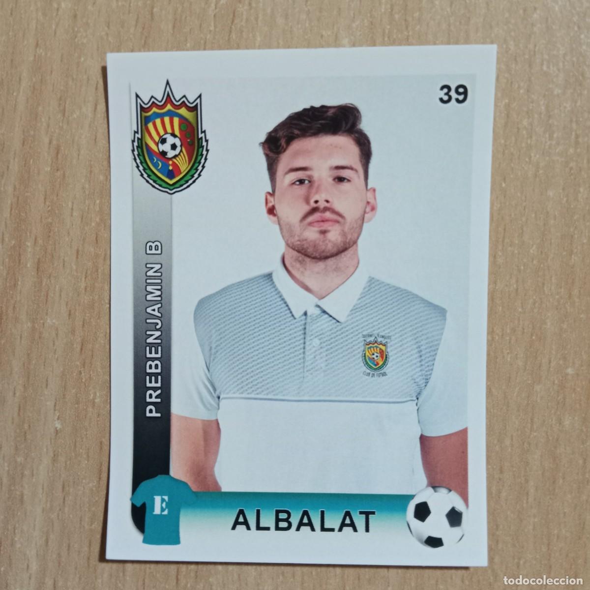 Cromos de f&uacute;tbol: ALBALAT -1&ordm; ENTRENADOR -PREBENJAM&Iacute;N B- TAVERNES BLANQUES CLUB F&Uacute;TBOL -STICKER CROMO N&ordm; 39 -A&Ntilde;O 2018.