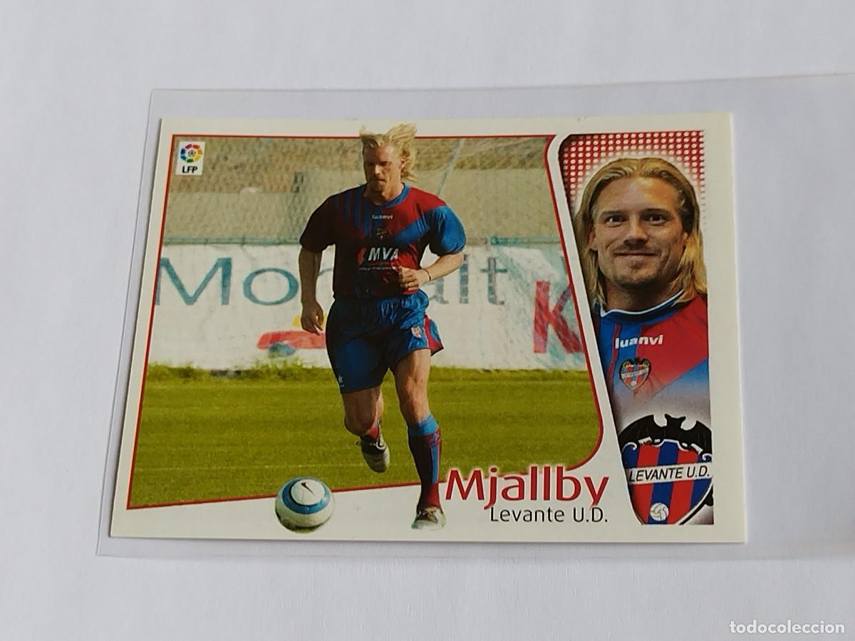 Figurine di Calcio: MJALLBY LEVANTE UD - COLECCIONES EDICIONES ESTE LA LIGA 2004 2005 - PANINI 04 05 SIN PEGAR