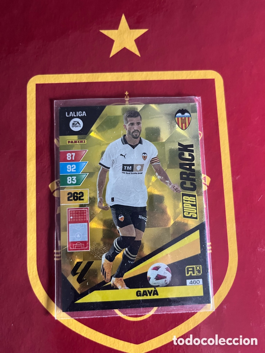 Figurine di Calcio: 460 GAY&Aacute; SUPERCRACK ADRENALYN 2023 2024 23 24 VALENCIA