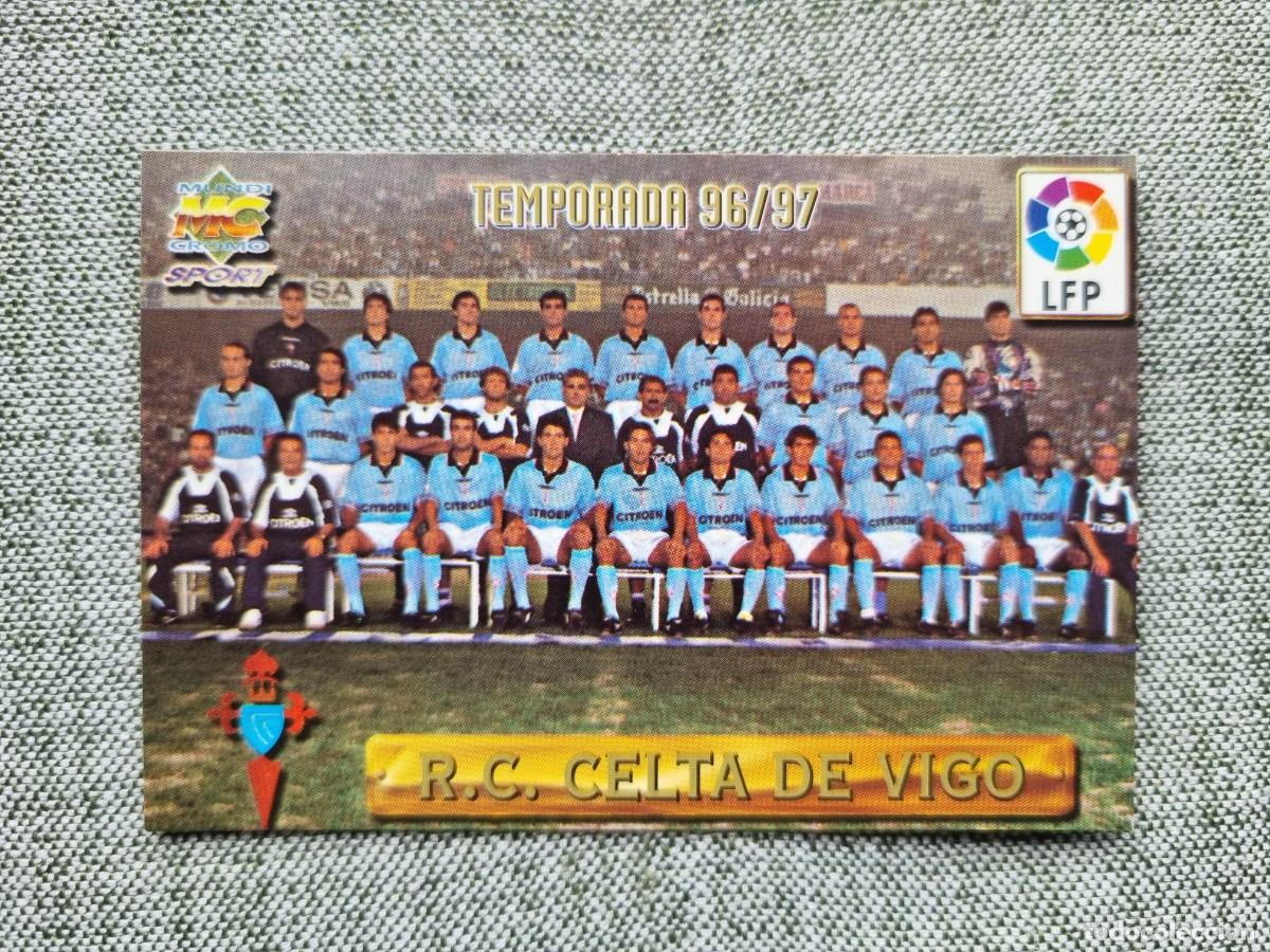Cromos de f&uacute;tbol: 181 PLANTILLA (RC Celta de Vigo). Las Fichas de la Liga 1996 1997 96 97 (Mundicromo)