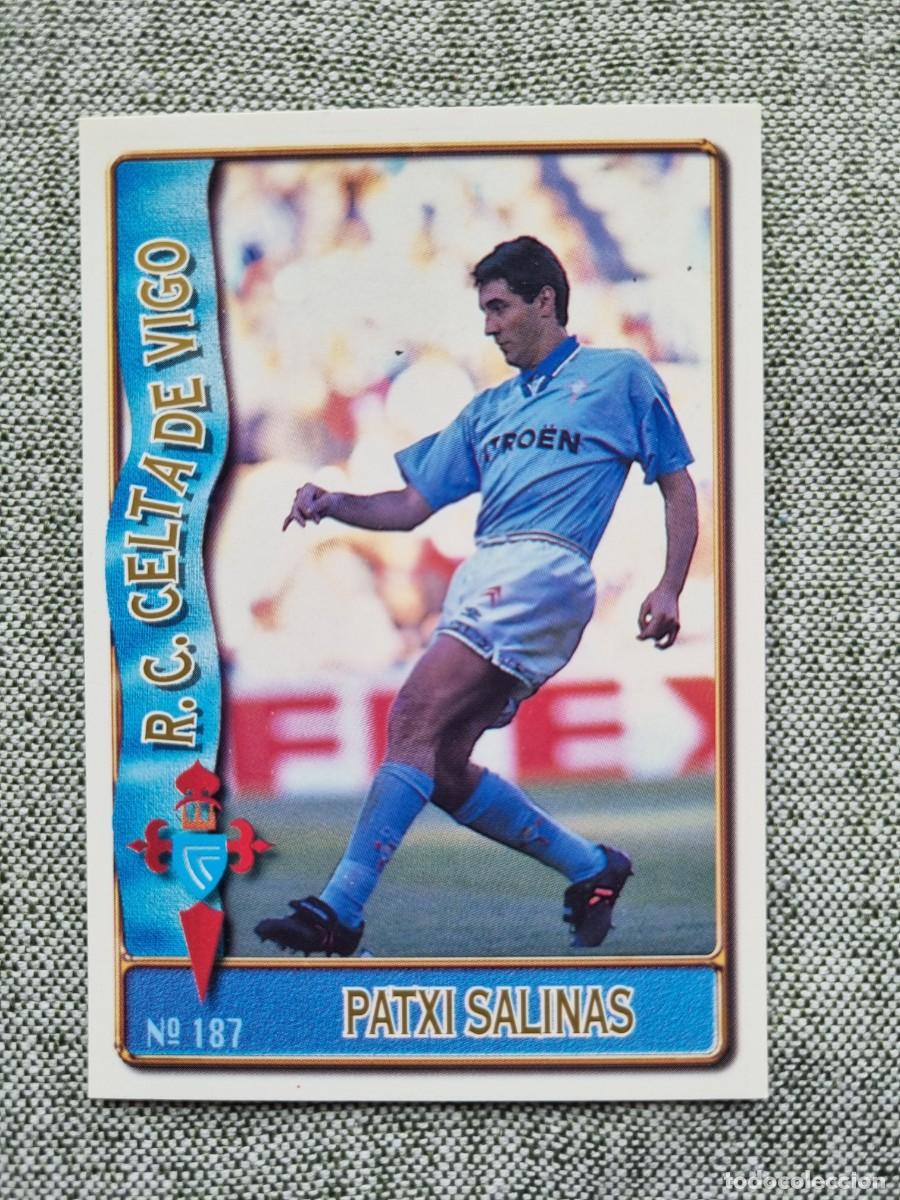 Fu&szlig;ball-Sticker: 187 PATXI SALINAS (RC Celta de Vigo). Las Fichas de la Liga 1996 1997 96 97 (Mundicromo)