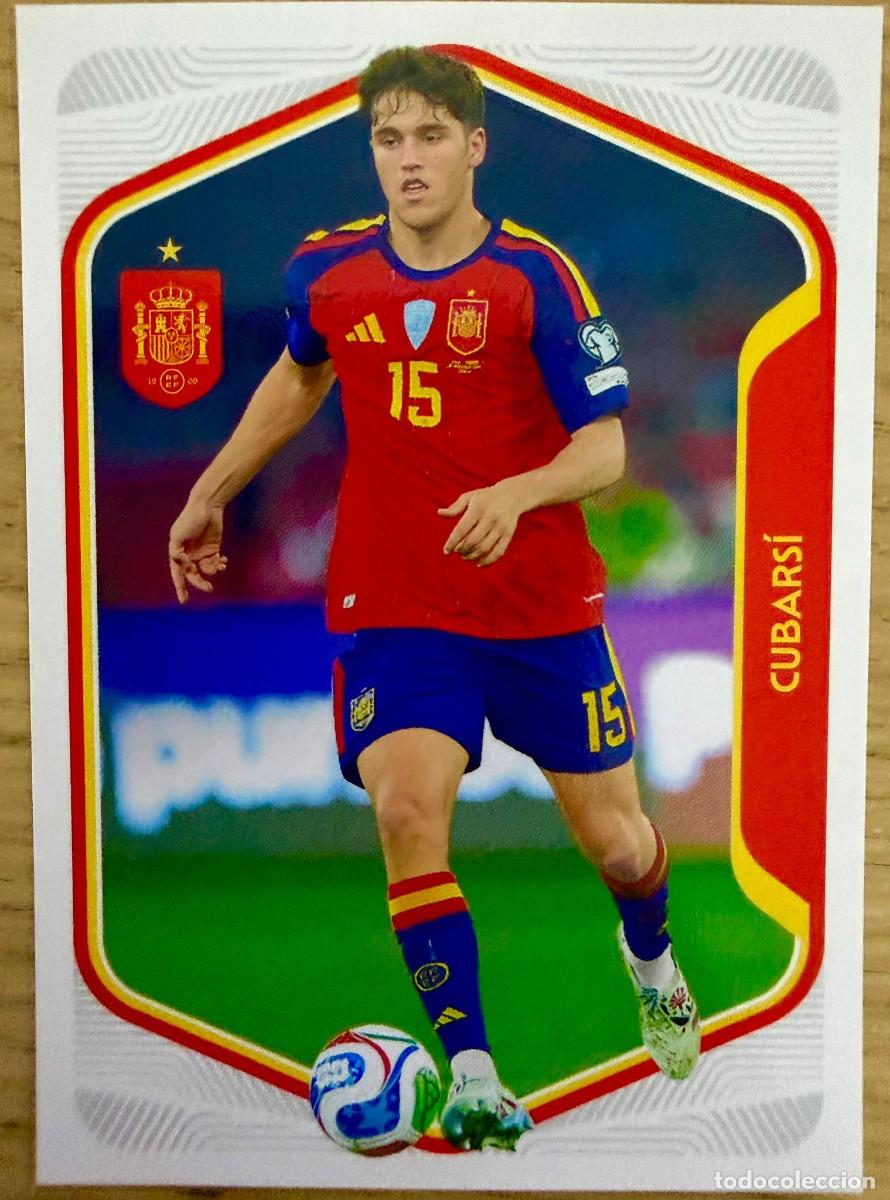 Cromos de f&uacute;tbol: 24 CUBARSI SELECCION ESPA&Ntilde;OLA CARREFOUR ESPA&Ntilde;A 2026 26 STICKER SIN PEGAR PANINI