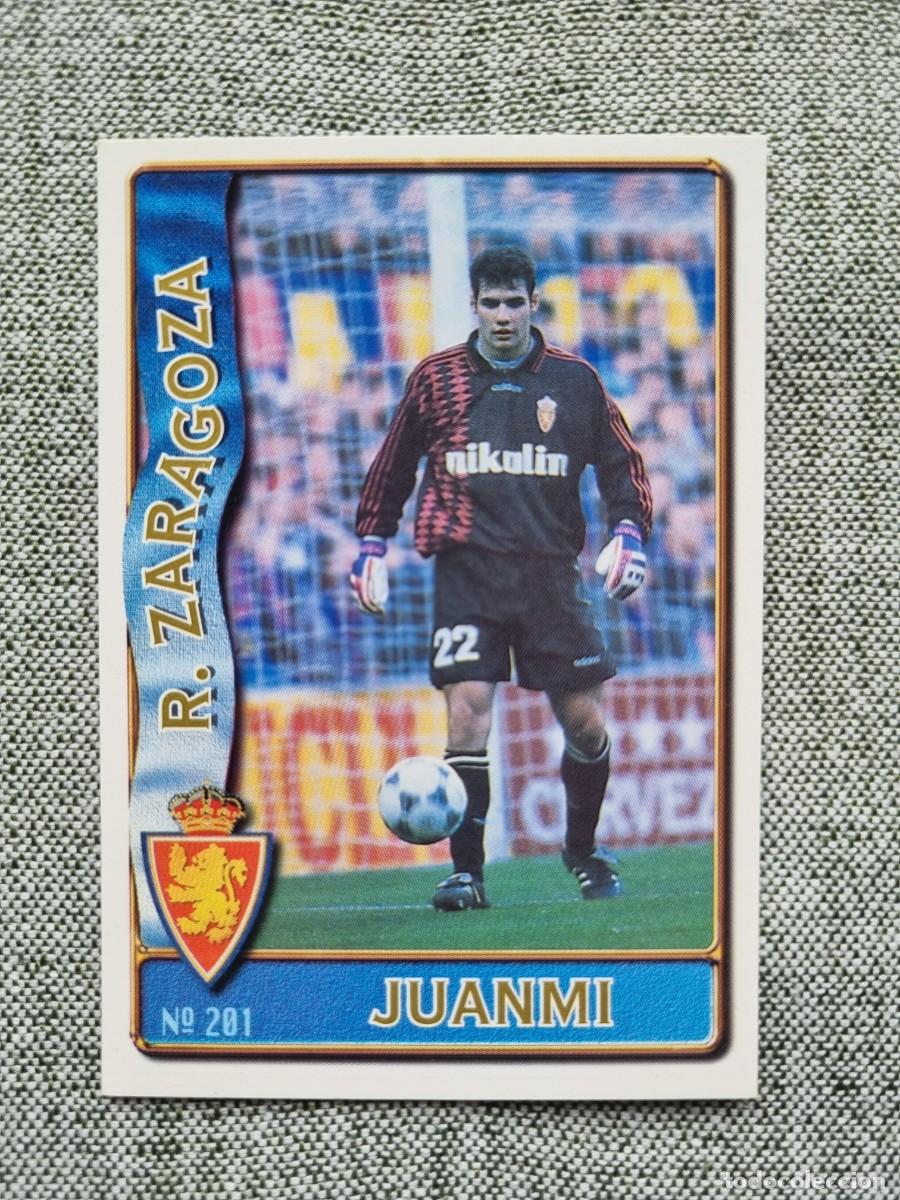 Figurine di Calcio: 201 JUANMI (Real Zaragoza). Las Fichas de la Liga 1996 1997 96 97 (Mundicromo)