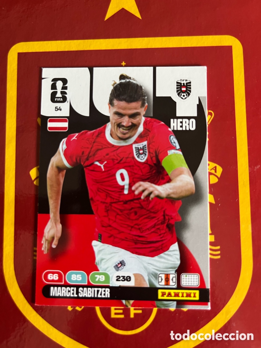 Football Stickers: 54 MARCEL SABITZER ADRENALYN FIFA WORLD CUP MUNDIAL 2026 26