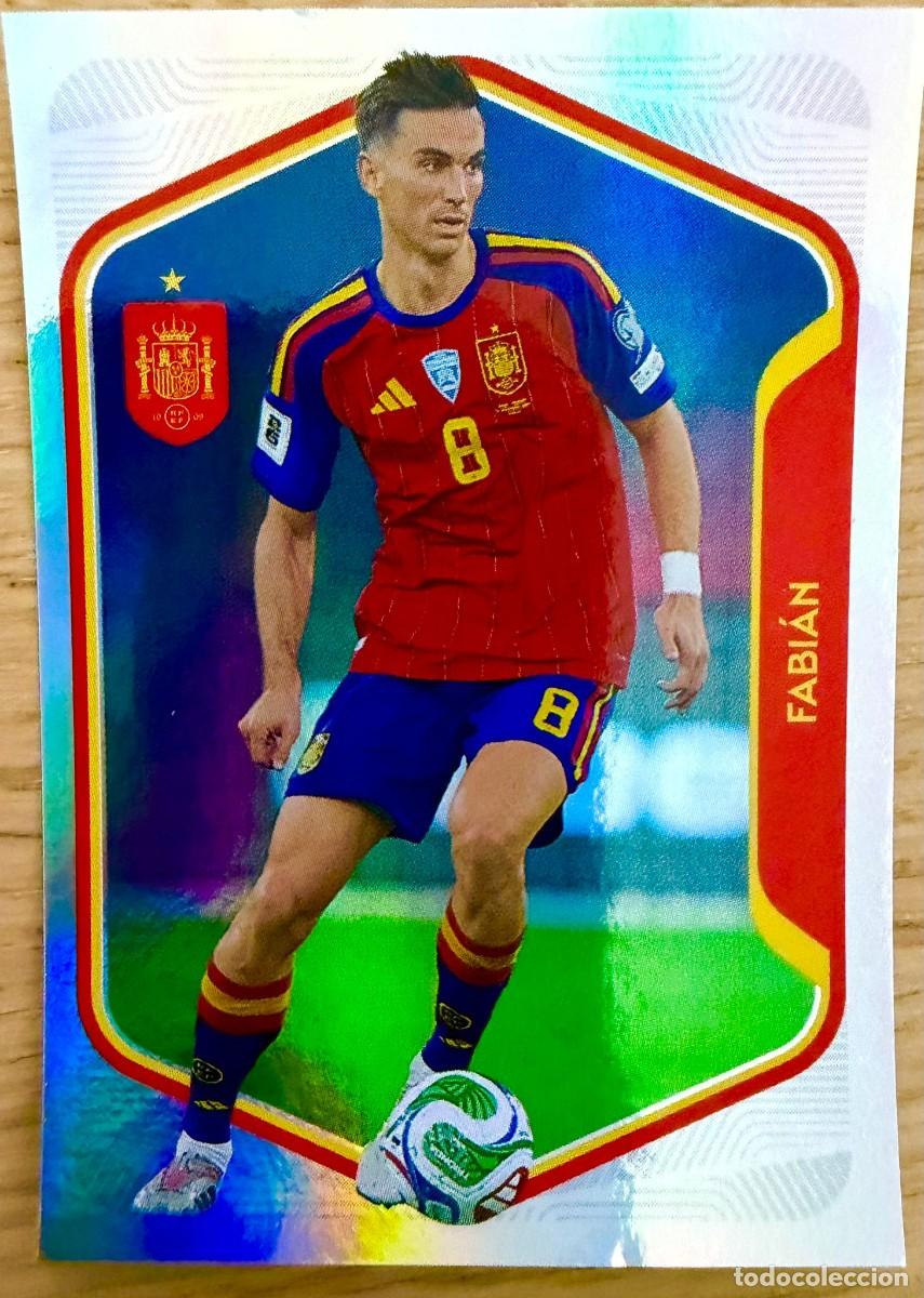 Figurine di Calcio: 36 FABIAN BRILLANTE SELECCION ESPA&Ntilde;OLA CARREFOUR ESPA&Ntilde;A 2026 26 STICKER SIN PEGAR PANINI