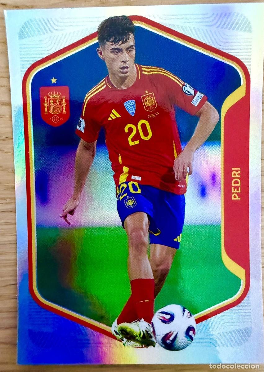 Figurine di Calcio: 38 PEDRI BRILLANTE SELECCION ESPA&Ntilde;OLA CARREFOUR ESPA&Ntilde;A 2026 26 STICKER SIN PEGAR PANINI