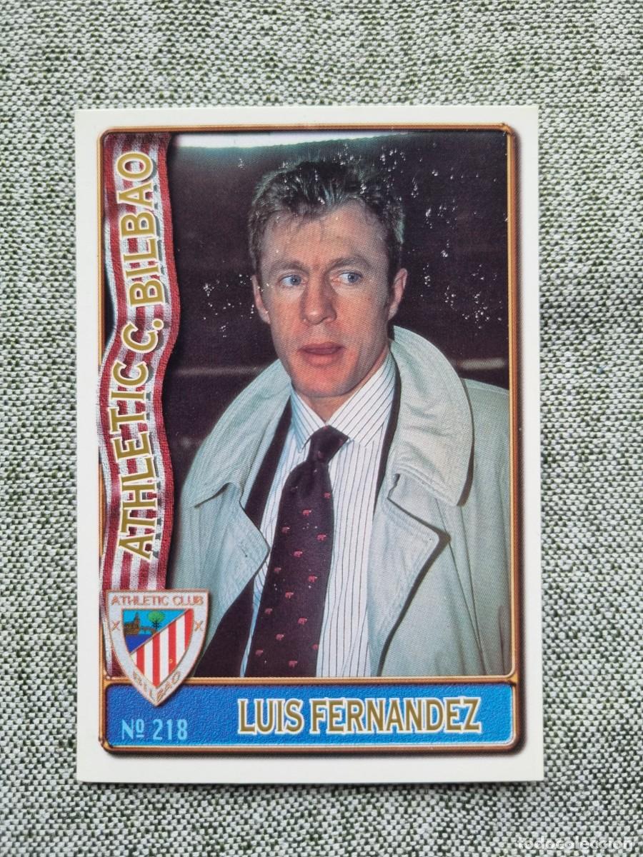 Cromos de f&uacute;tbol: 218 LUIS FERN&Aacute;NDEZ (Athletic Club de Bilbao). Las Fichas de la Liga 1996 1997 96 97 (Mundicromo)