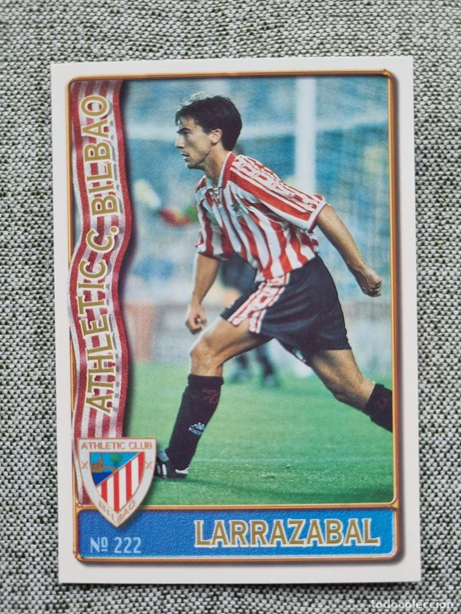Cromos de f&uacute;tbol: 222 LARRAZABAL (Athletic Club de Bilbao). Las Fichas de la Liga 1996 1997 96 97 (Mundicromo)