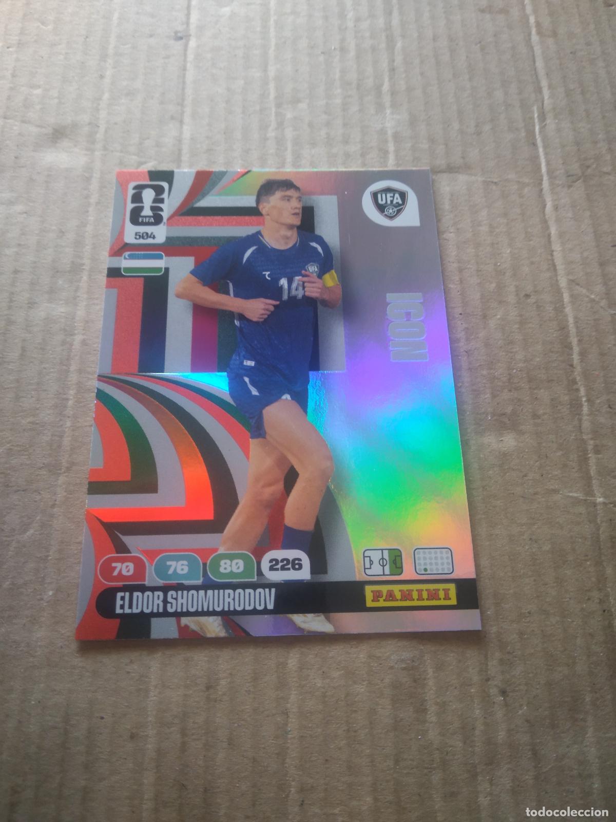 Cromos de f&uacute;tbol: 504 ELDOR SHOMURODOV UZBEKISTAN CROMO FUTBOL PANINI ADRENALYN MUNDIAL 2026 WORLD CUP