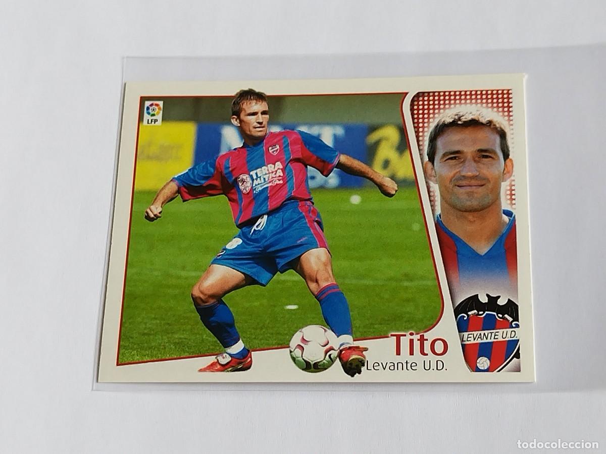 Cromos de f&uacute;tbol: TITO LEVANTE UD - COLECCIONES EDICIONES ESTE LA LIGA 2004 2005 - PANINI 04 05 SIN PEGAR