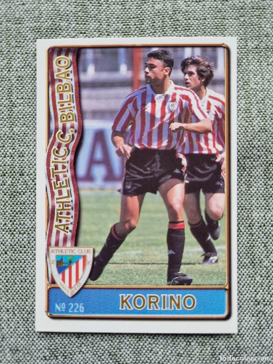 Cromos de f&uacute;tbol: 226 KORINO (Athletic Club de Bilbao). Las Fichas de la Liga 1996 1997 96 97 (Mundicromo)