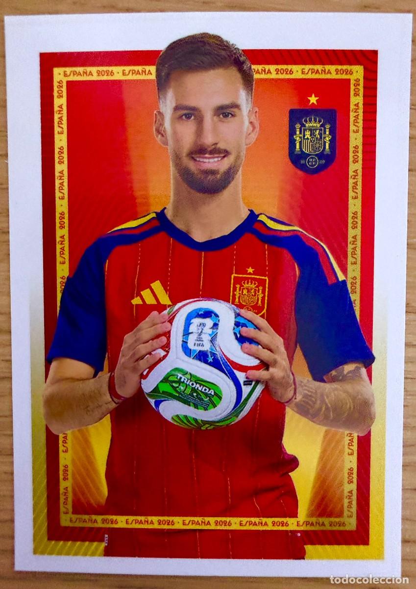 Cromos de f&uacute;tbol: 43 ALEX BAENA SELECCION ESPA&Ntilde;OLA CARREFOUR ESPA&Ntilde;A 2026 26 STICKER SIN PEGAR PANINI